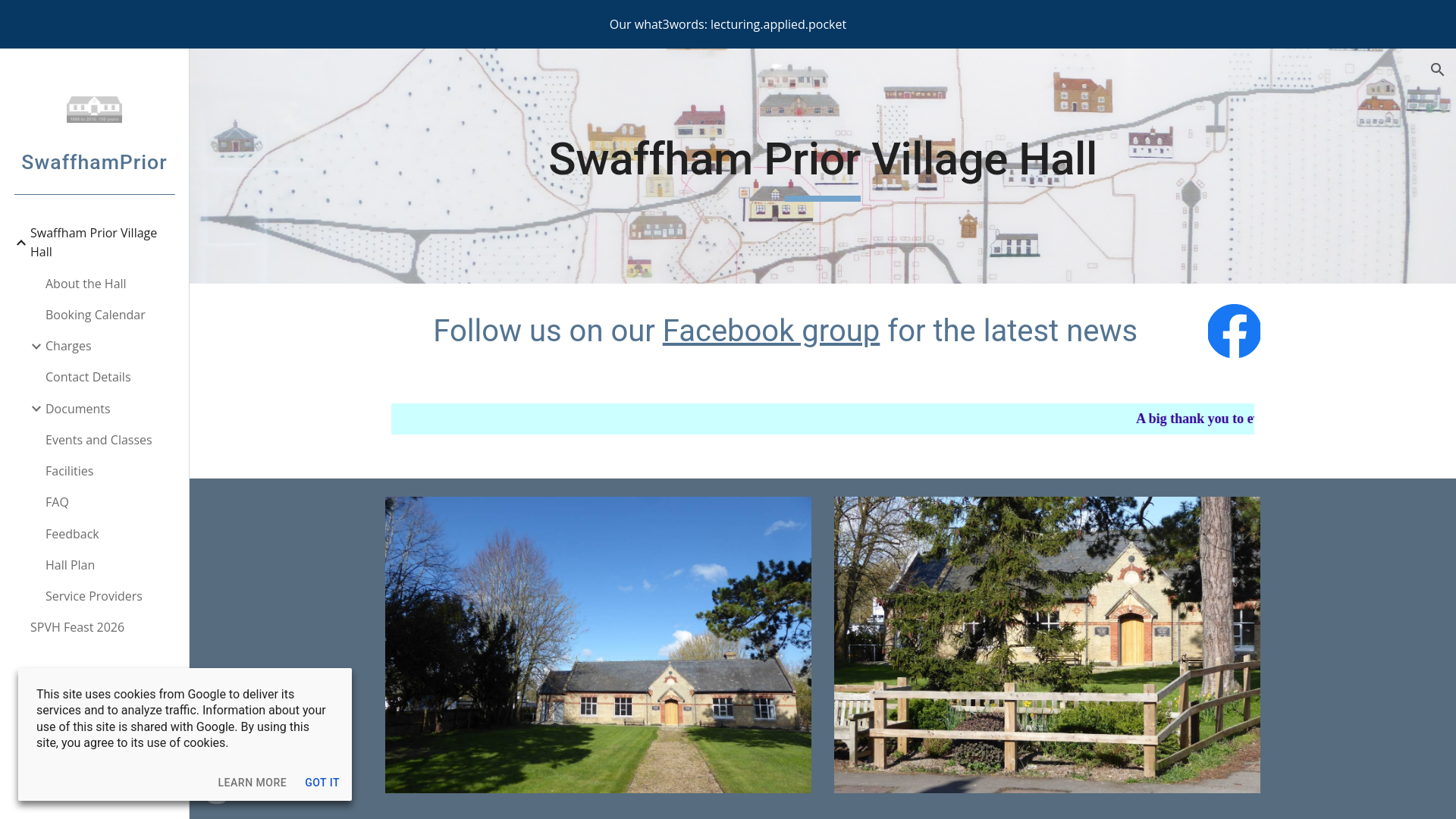 Website screenshot