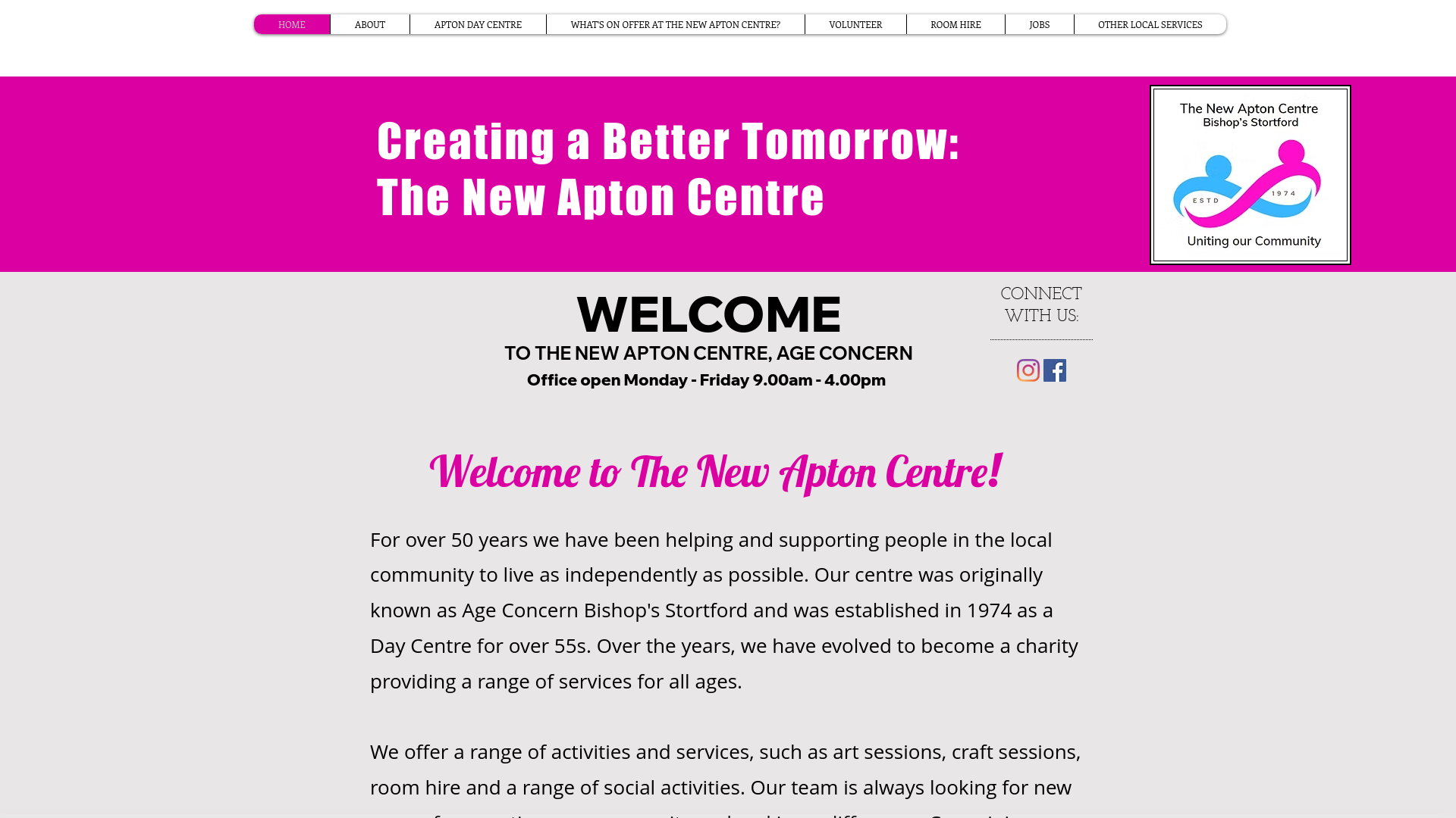 Website screenshot
