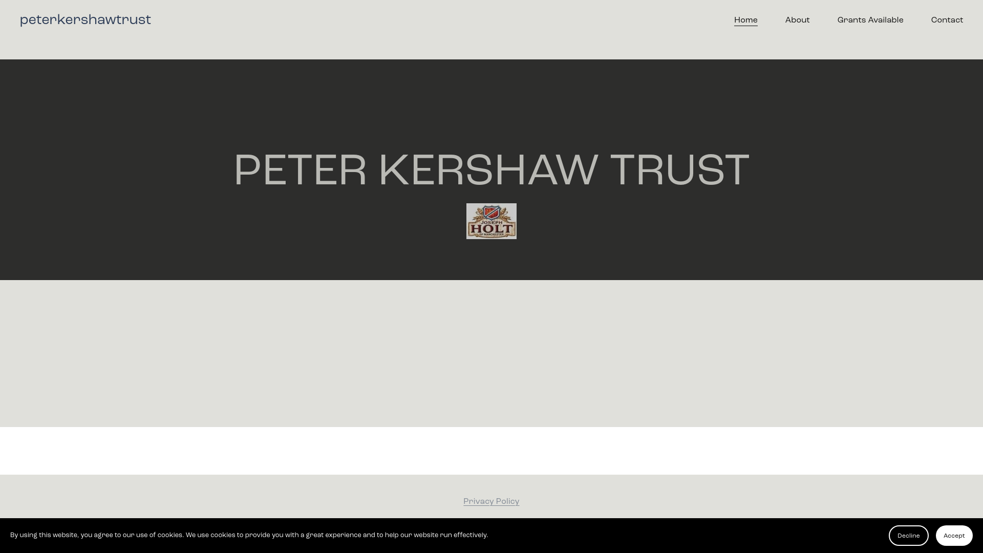 Website screenshot
