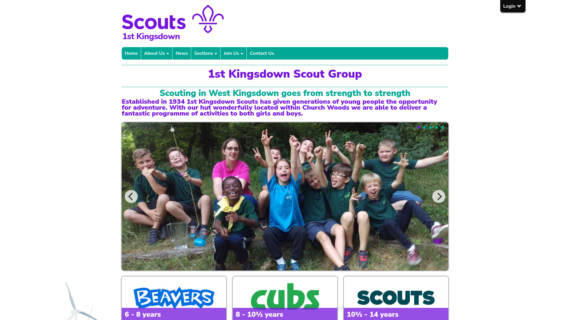 Website screenshot