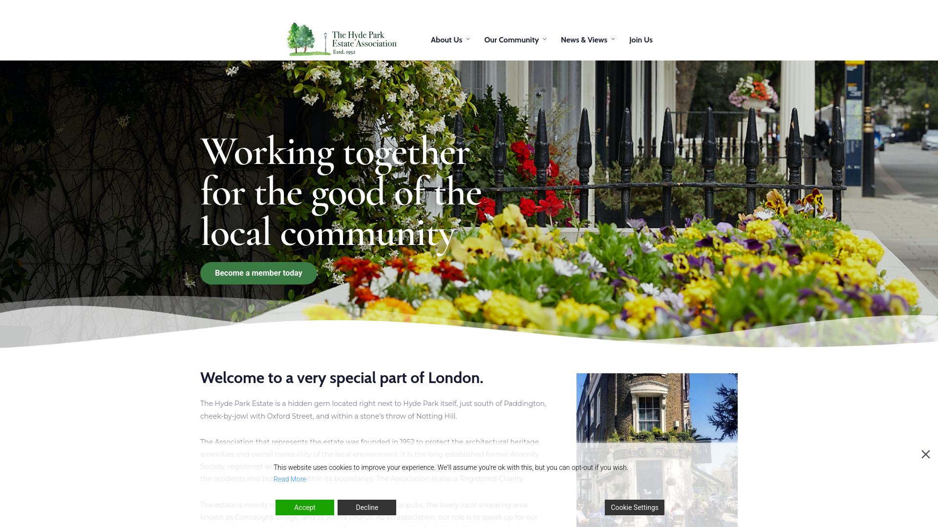 Website screenshot