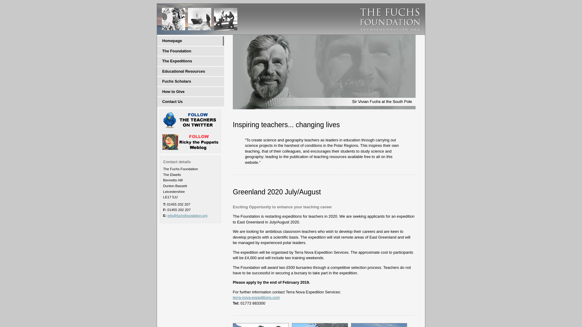 Website screenshot
