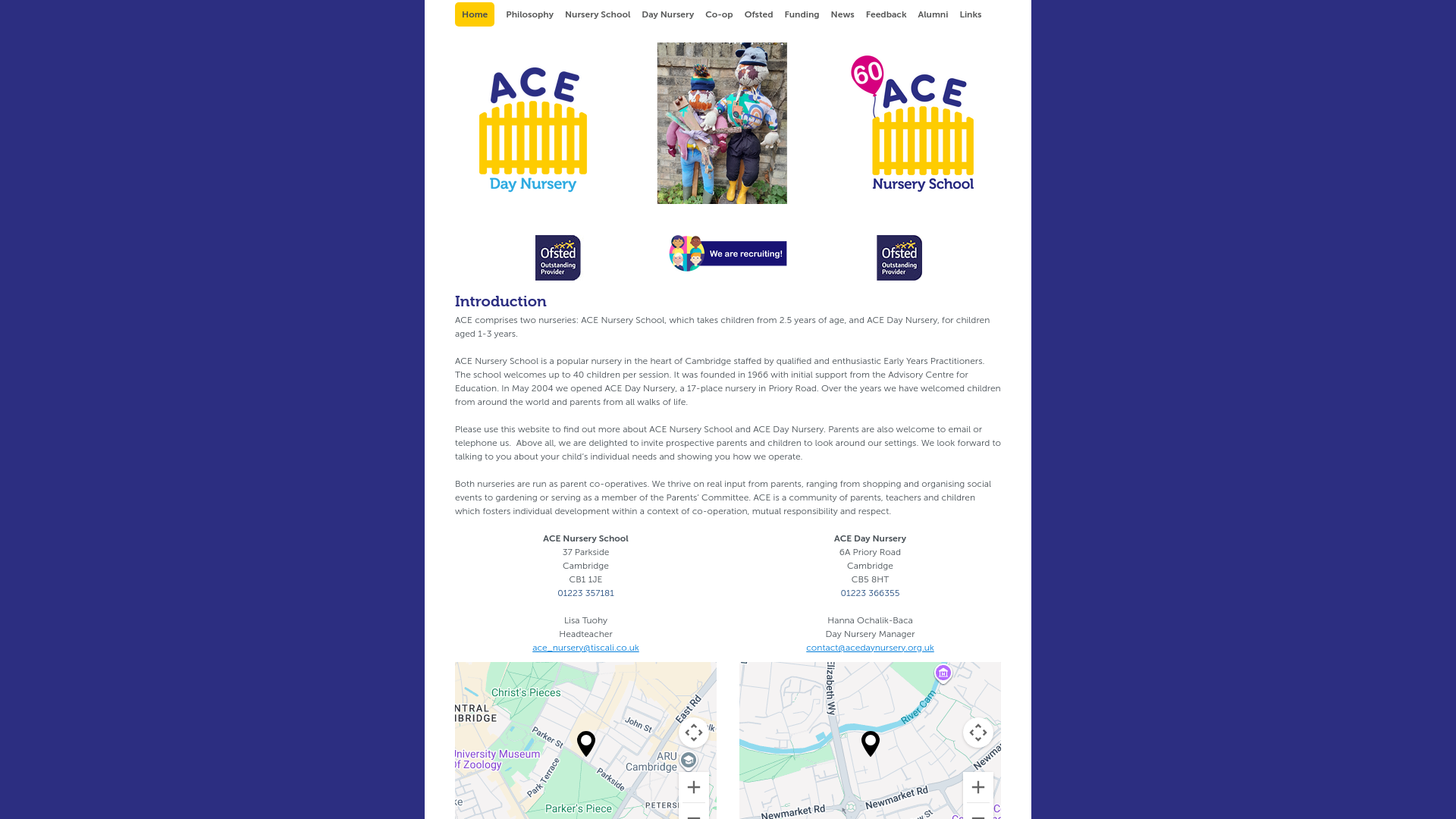 Website screenshot