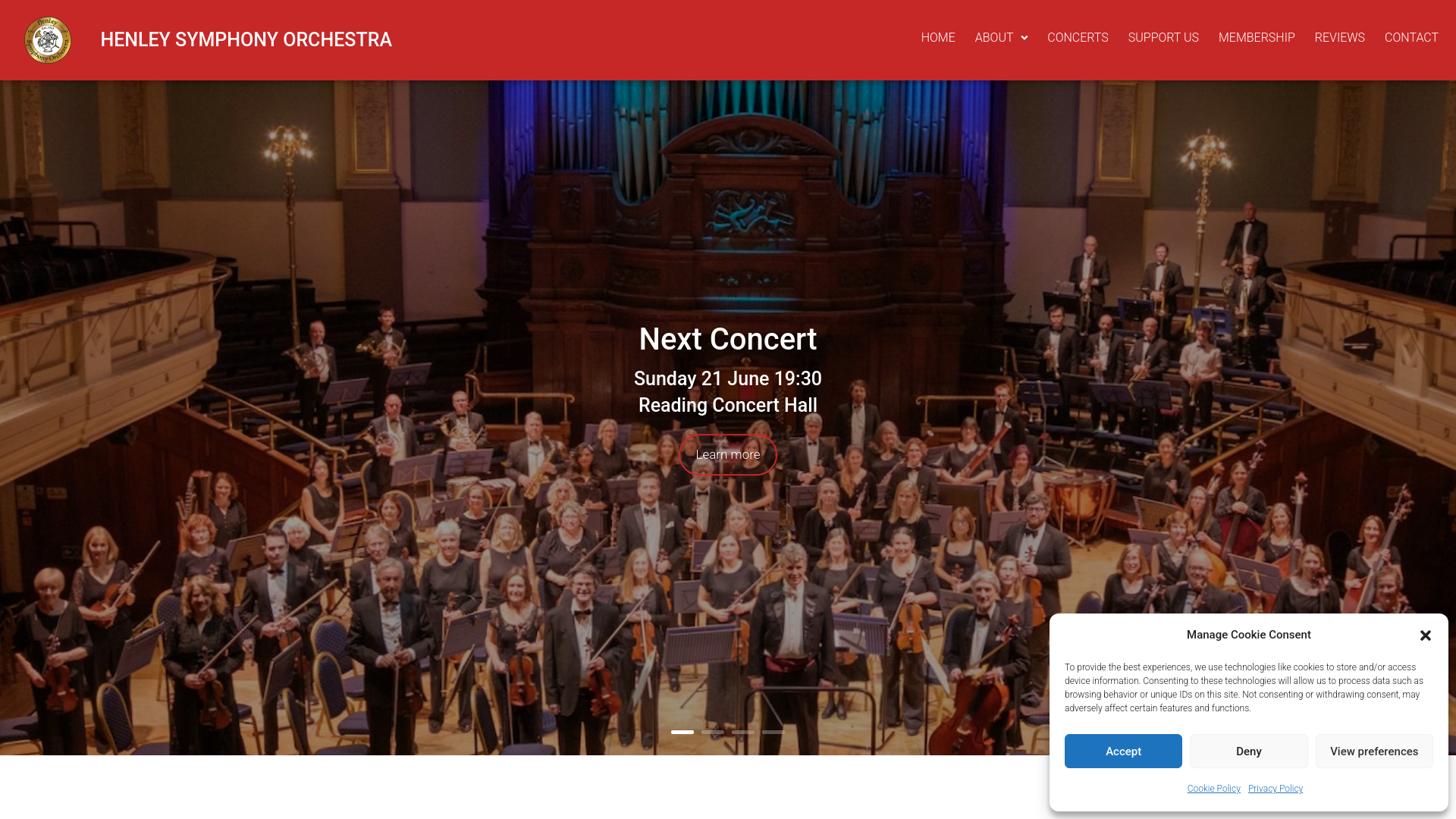 Website screenshot