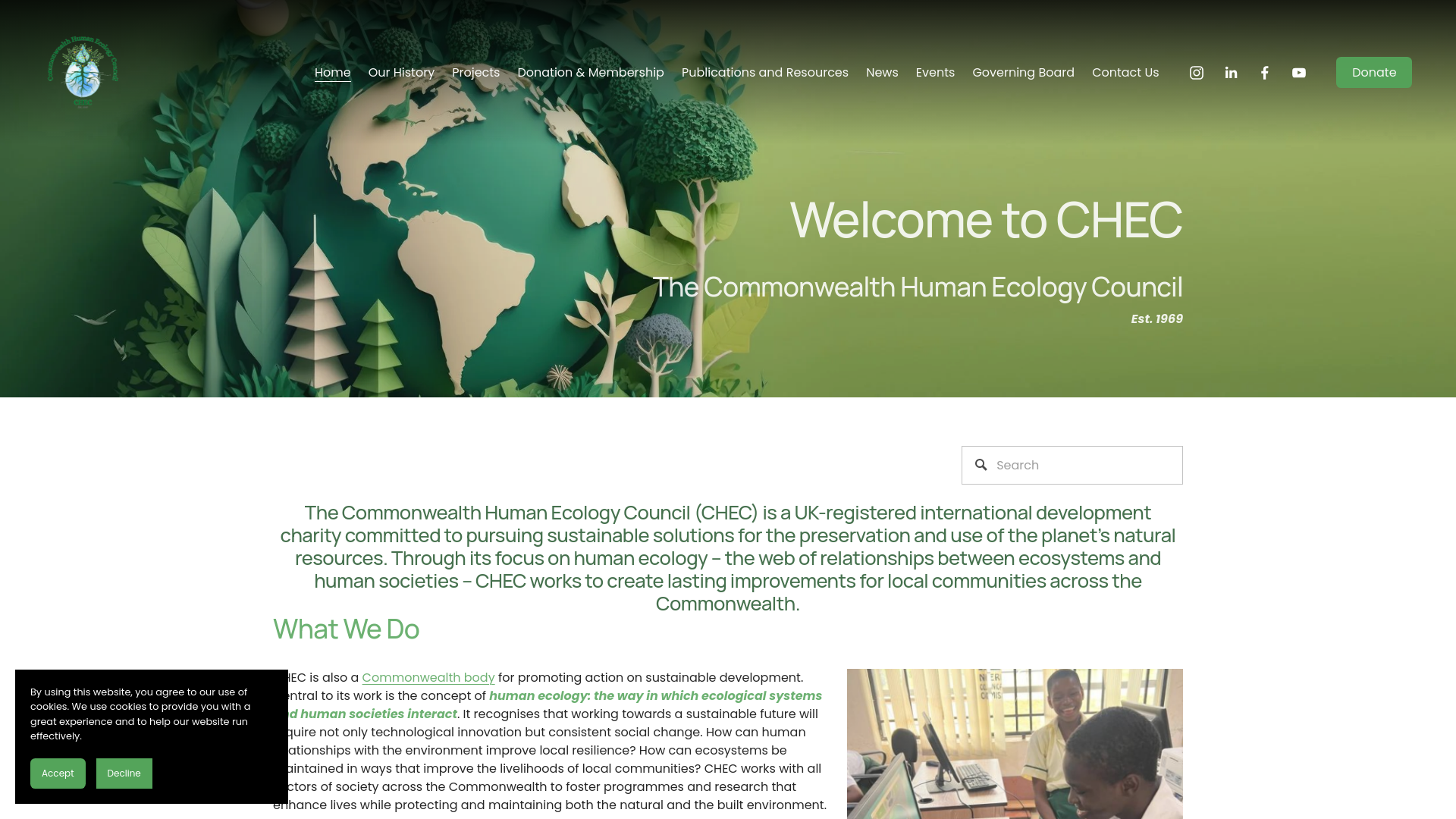 Website screenshot