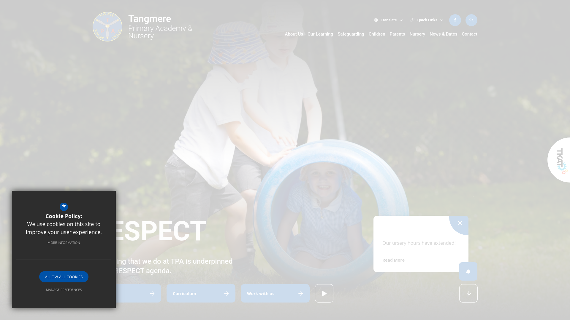 Website screenshot
