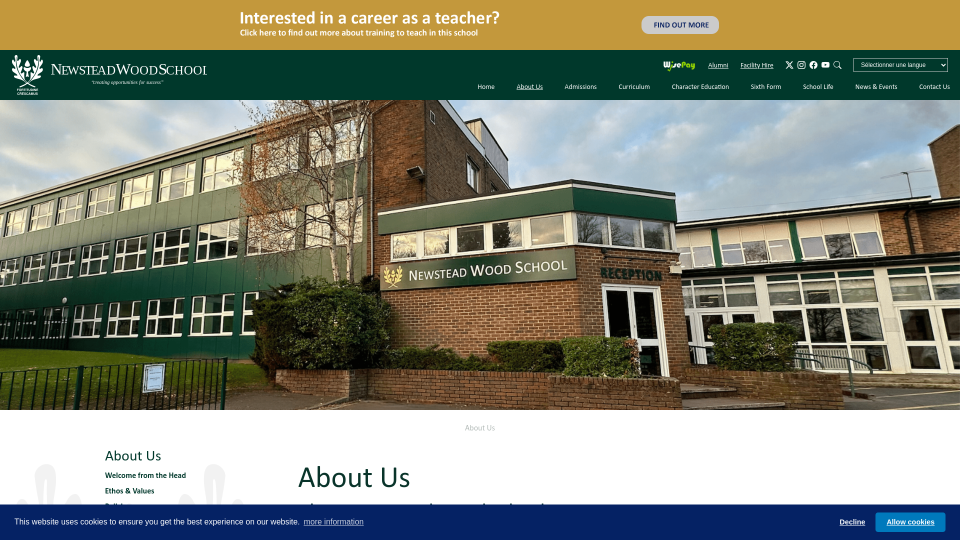 Website screenshot