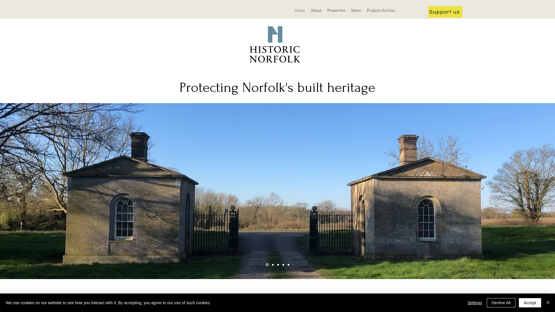 Website screenshot