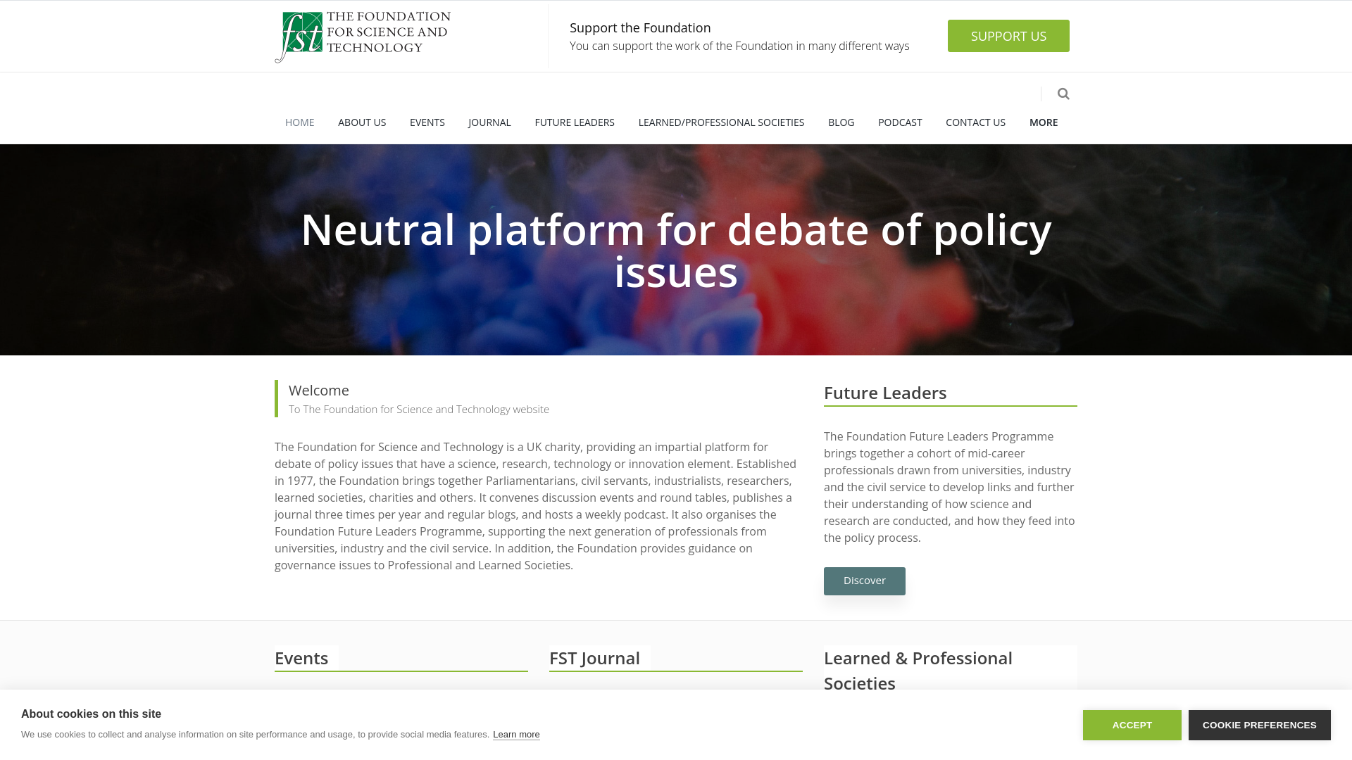 Website screenshot