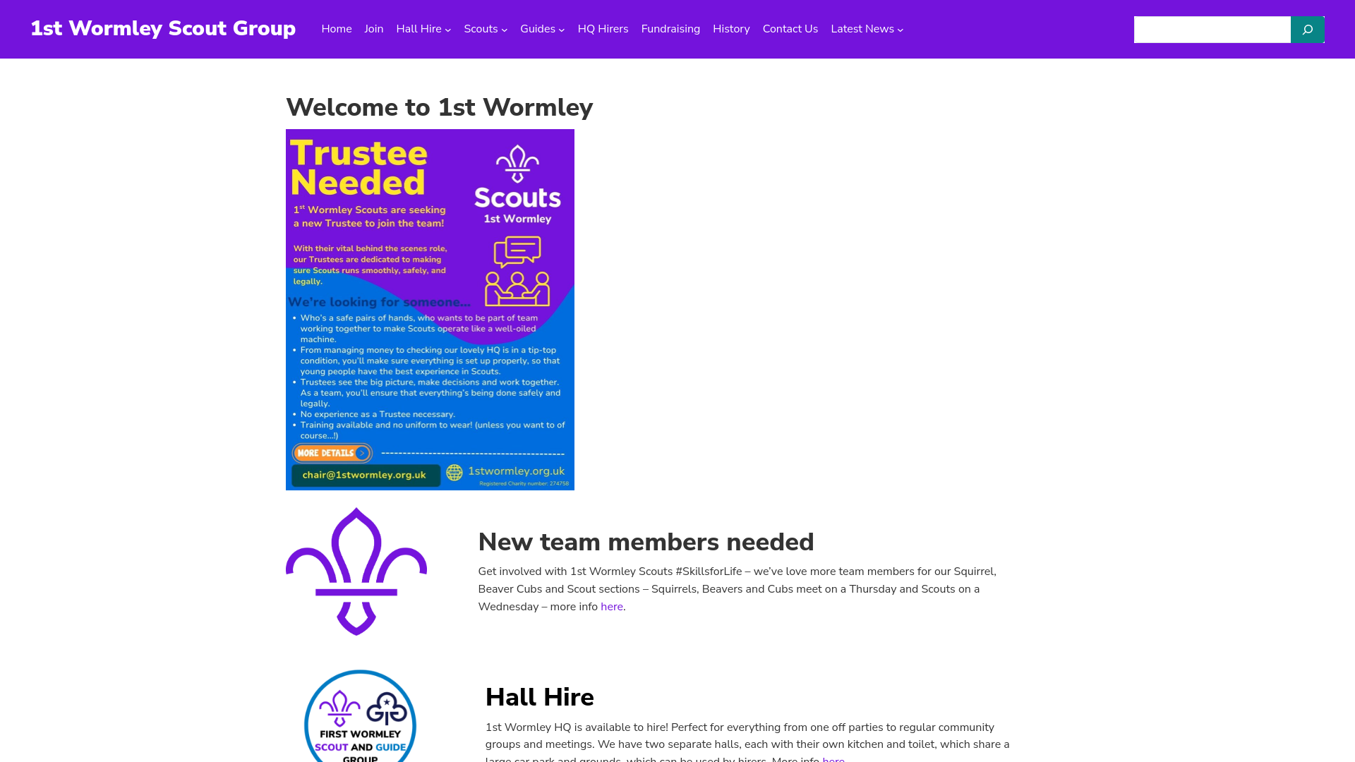 Website screenshot