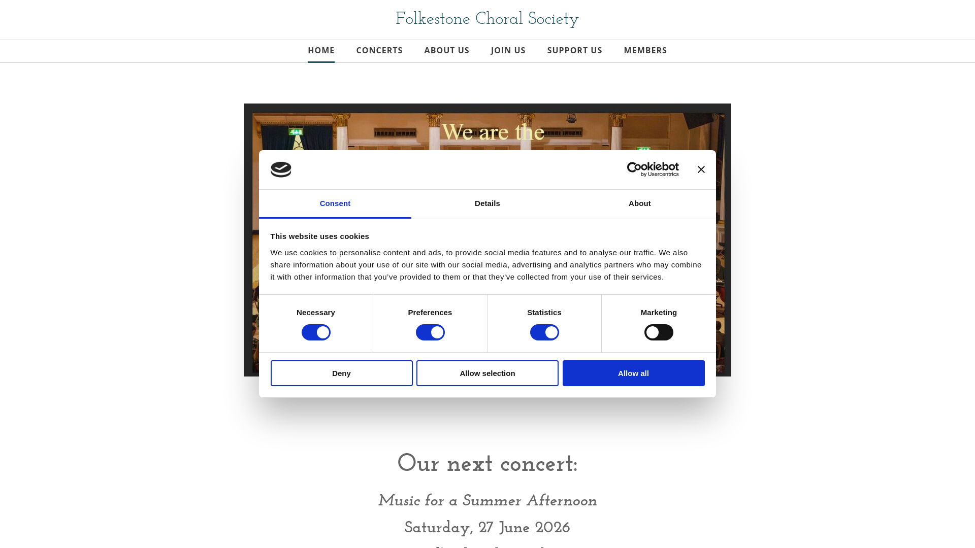 Website screenshot