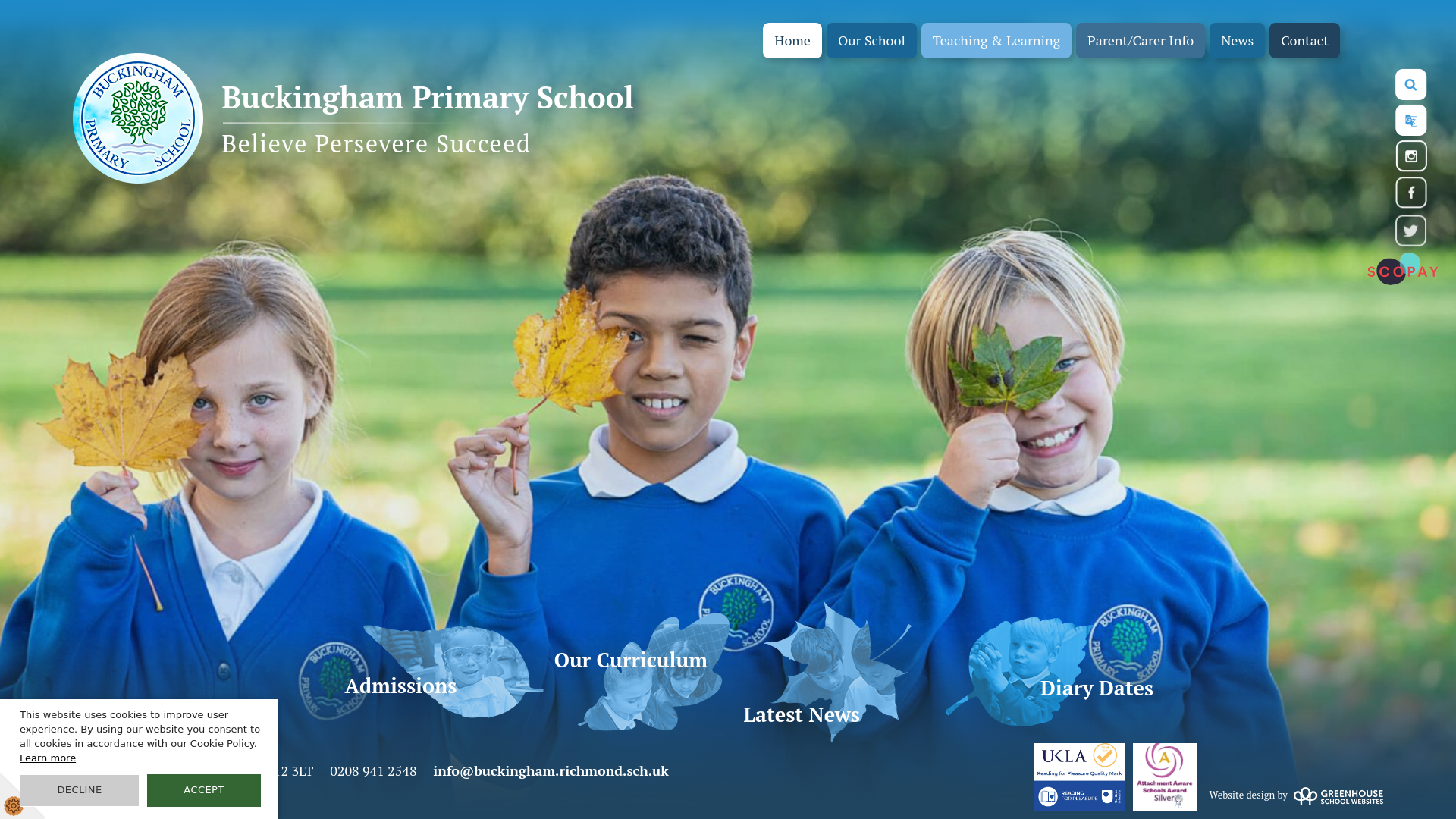 Website screenshot