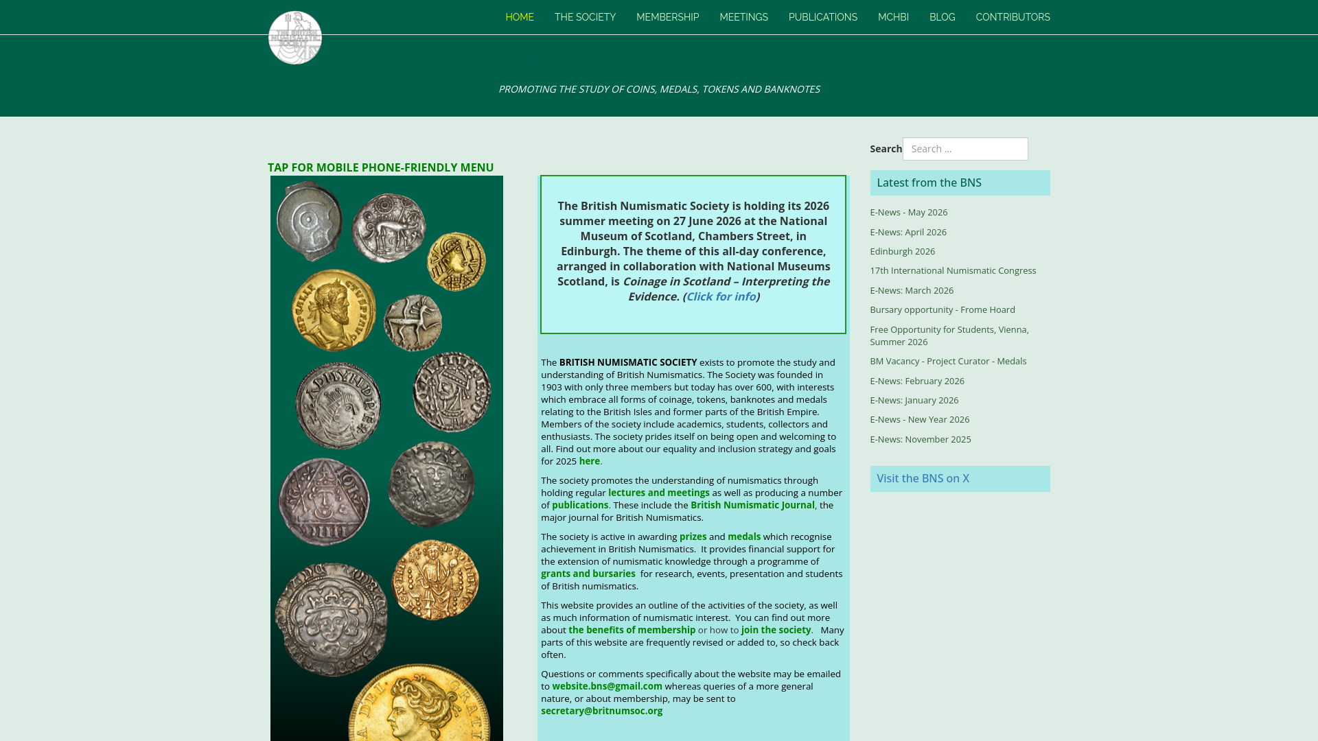Website screenshot