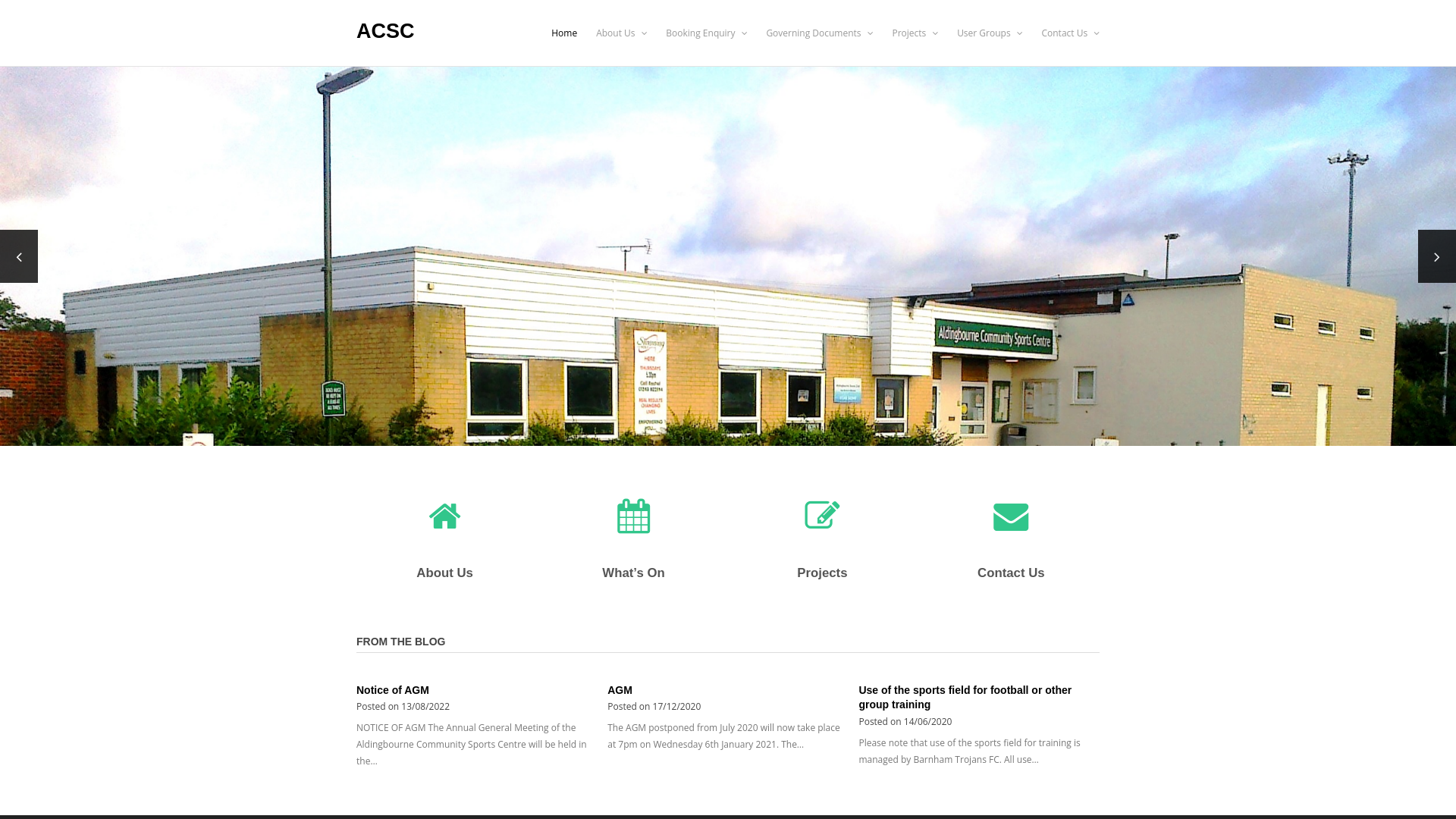 Website screenshot