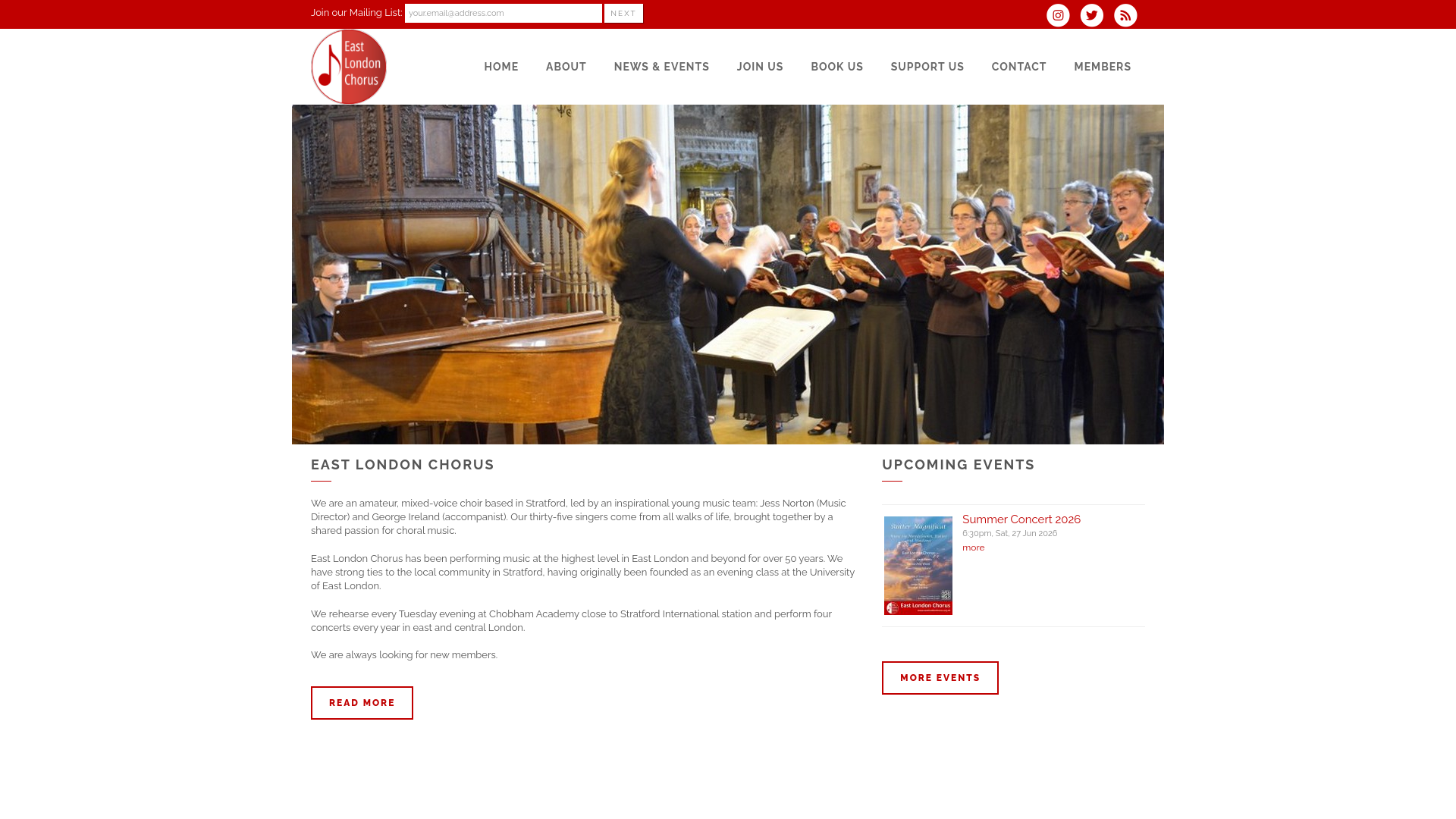 Website screenshot