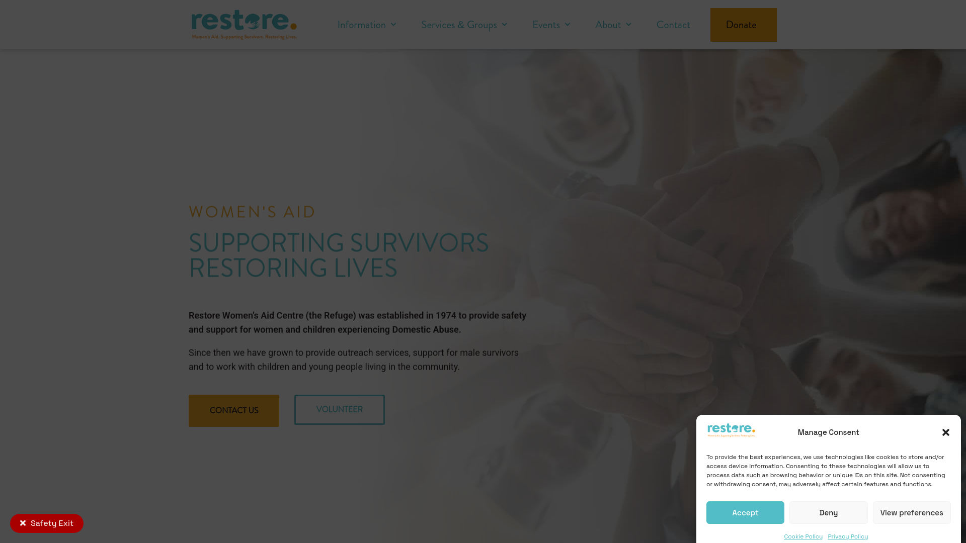Website screenshot