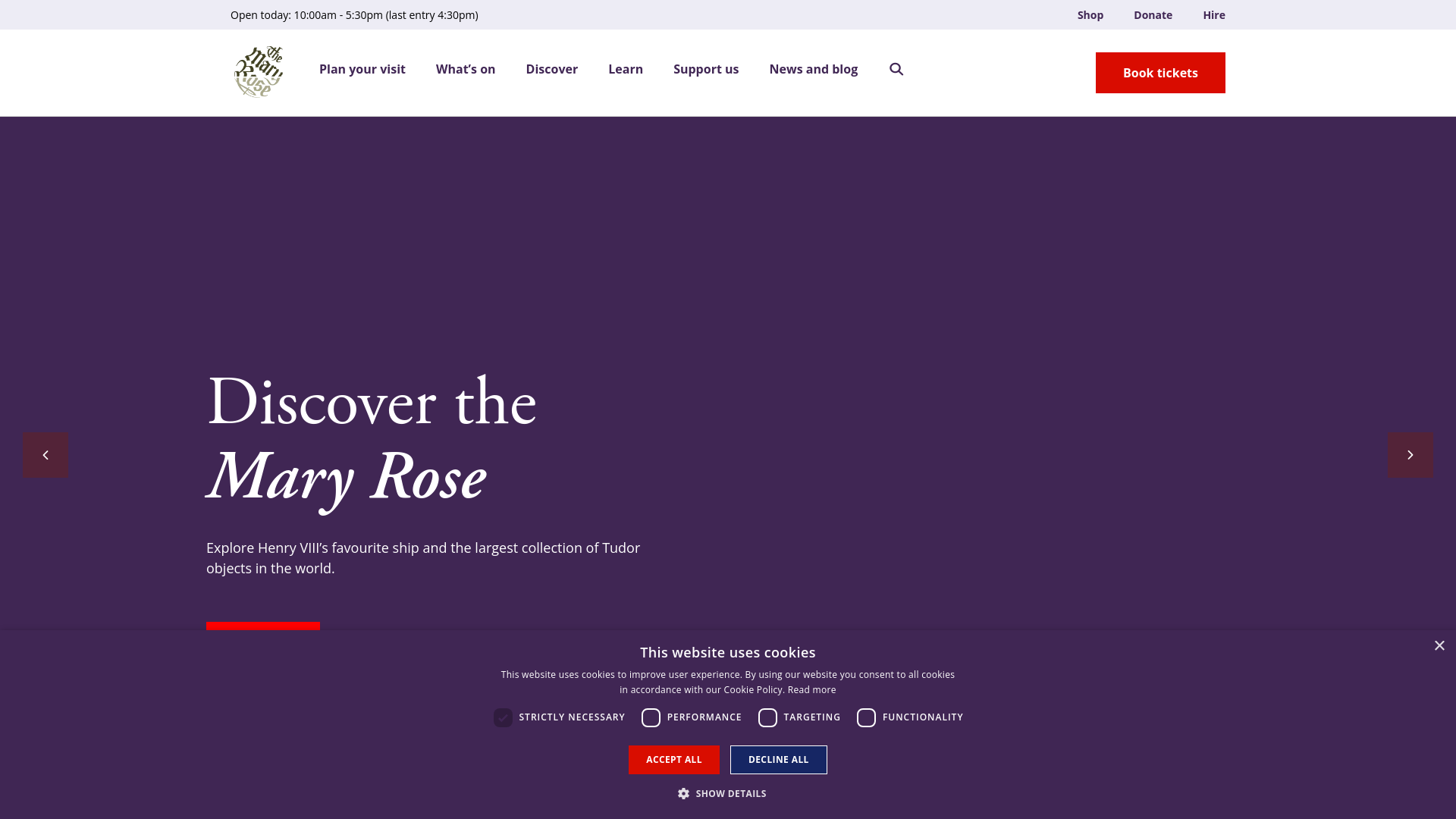 Website screenshot
