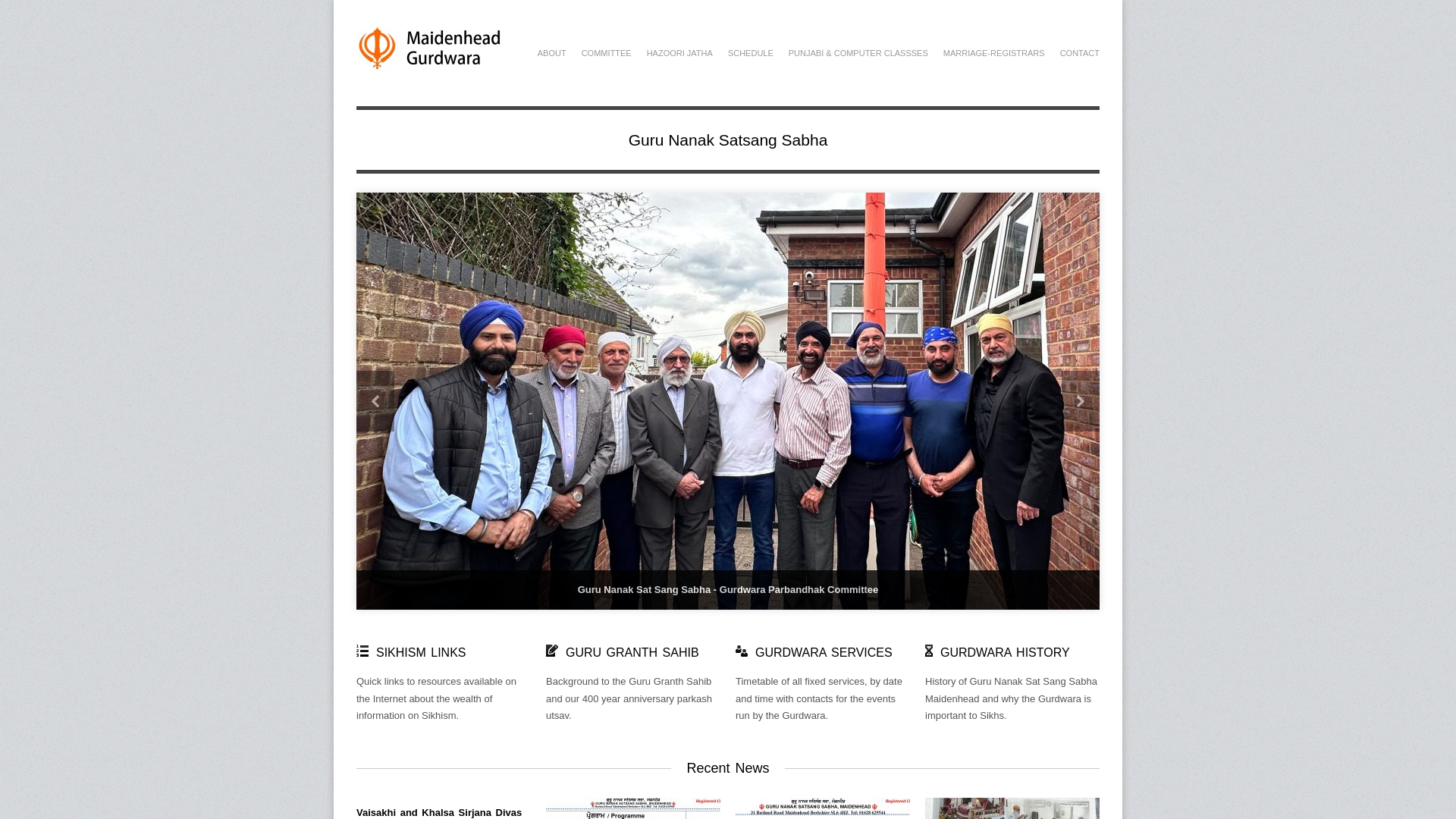 Website screenshot
