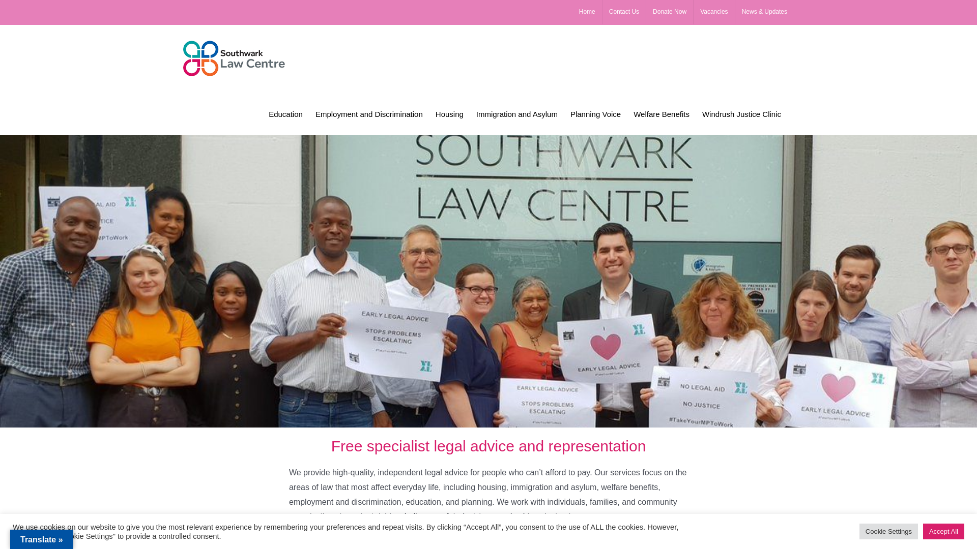 Website screenshot