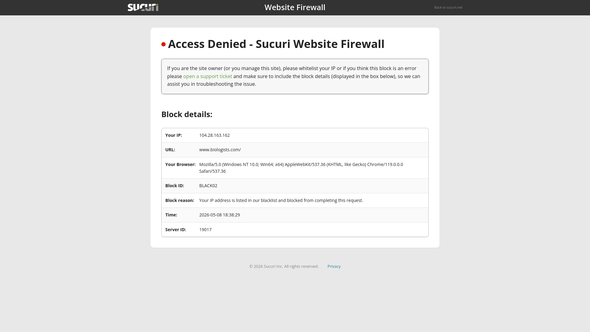 Website screenshot