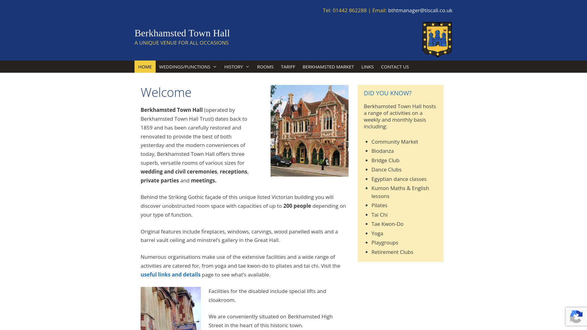 Website screenshot