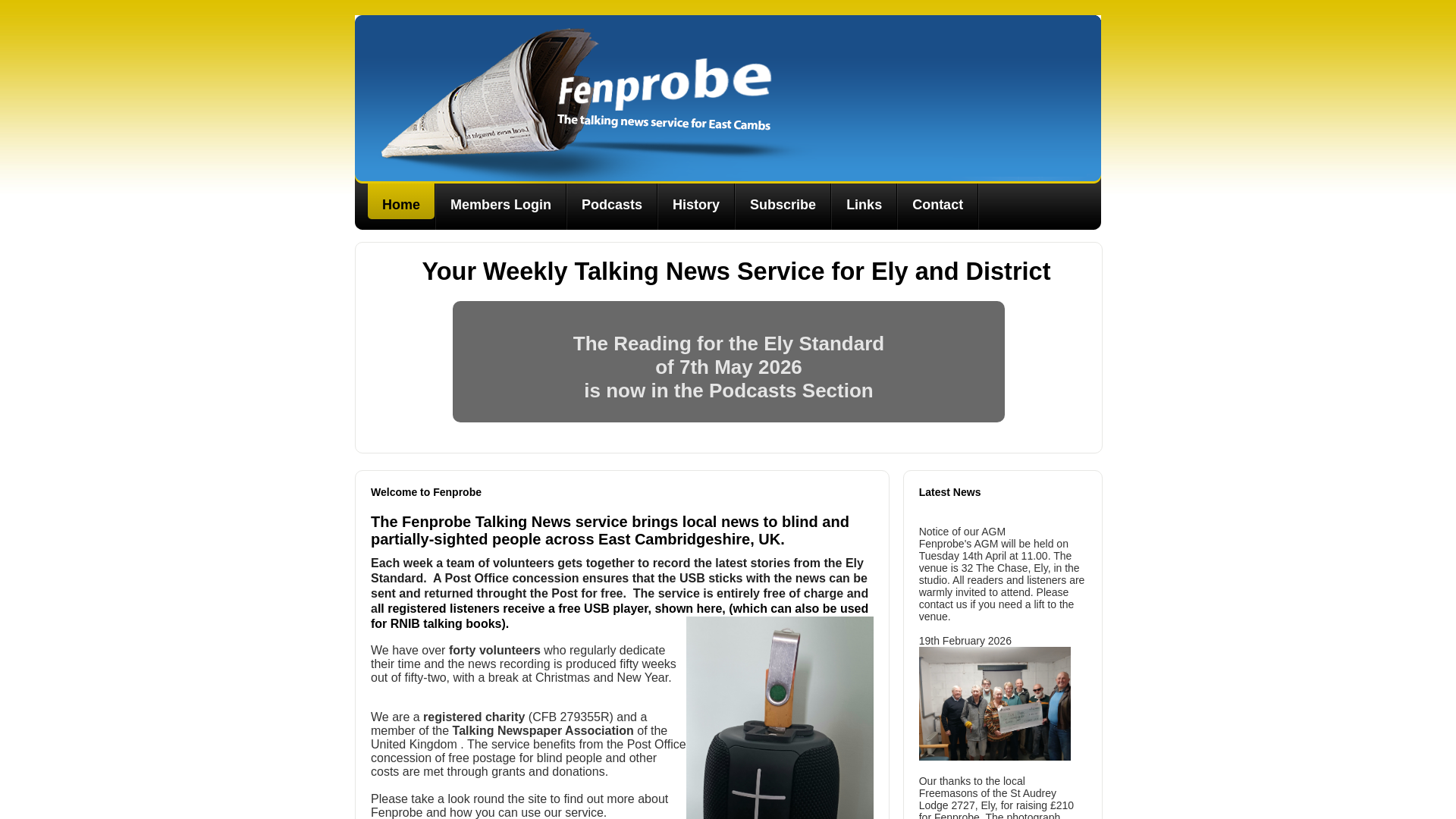 Website screenshot