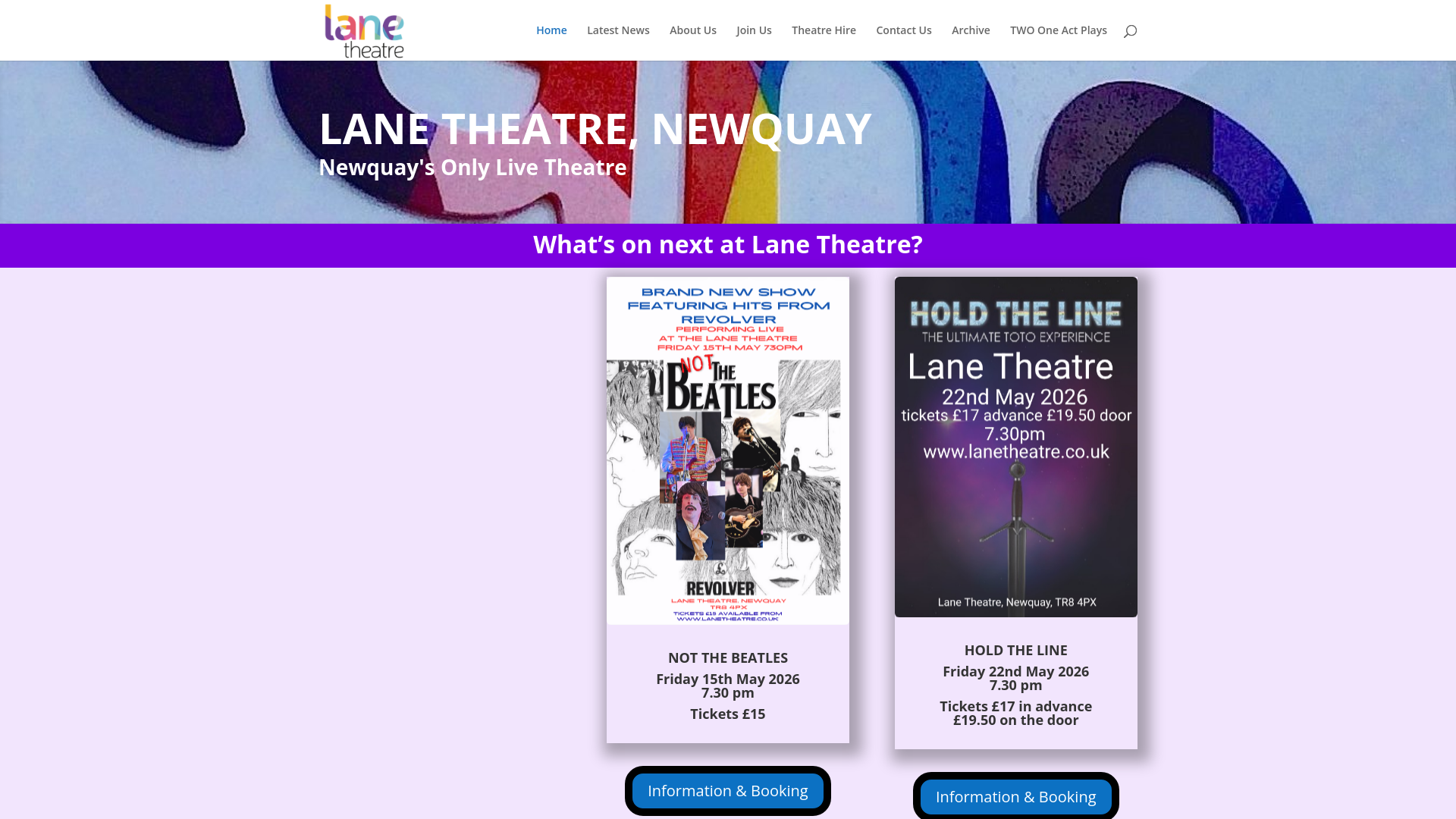 Website screenshot