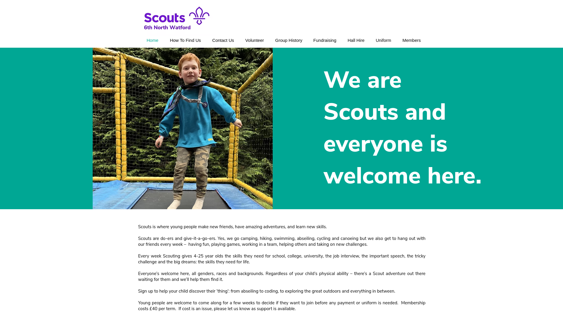 Website screenshot