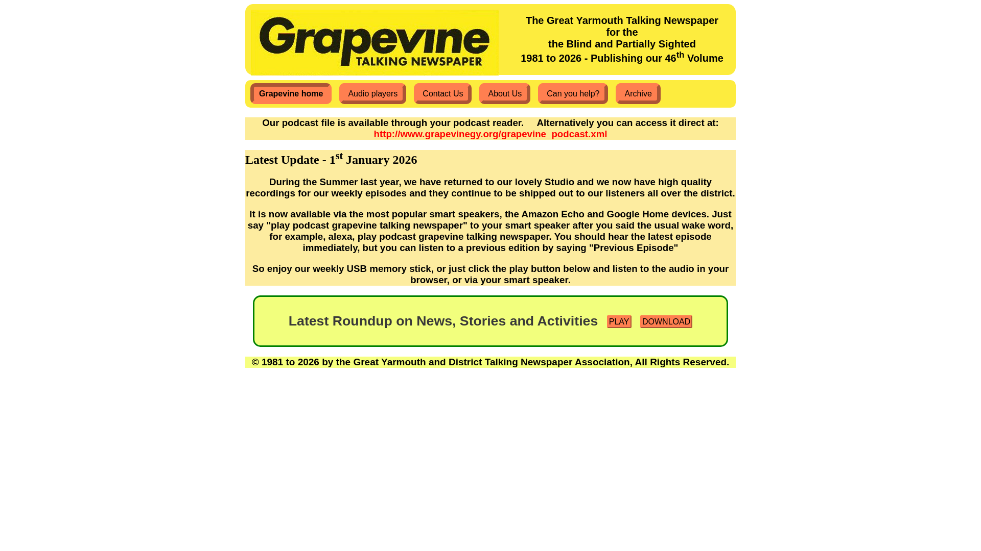 Website screenshot