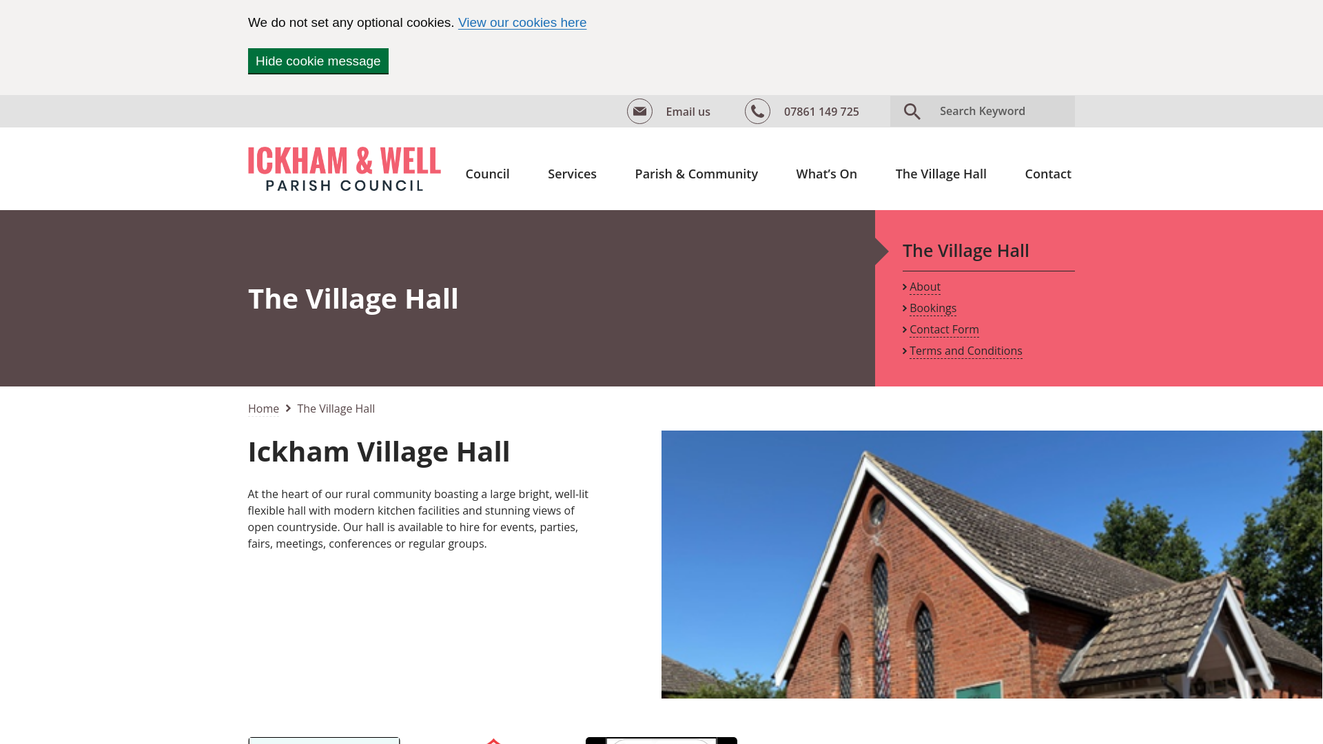 Website screenshot