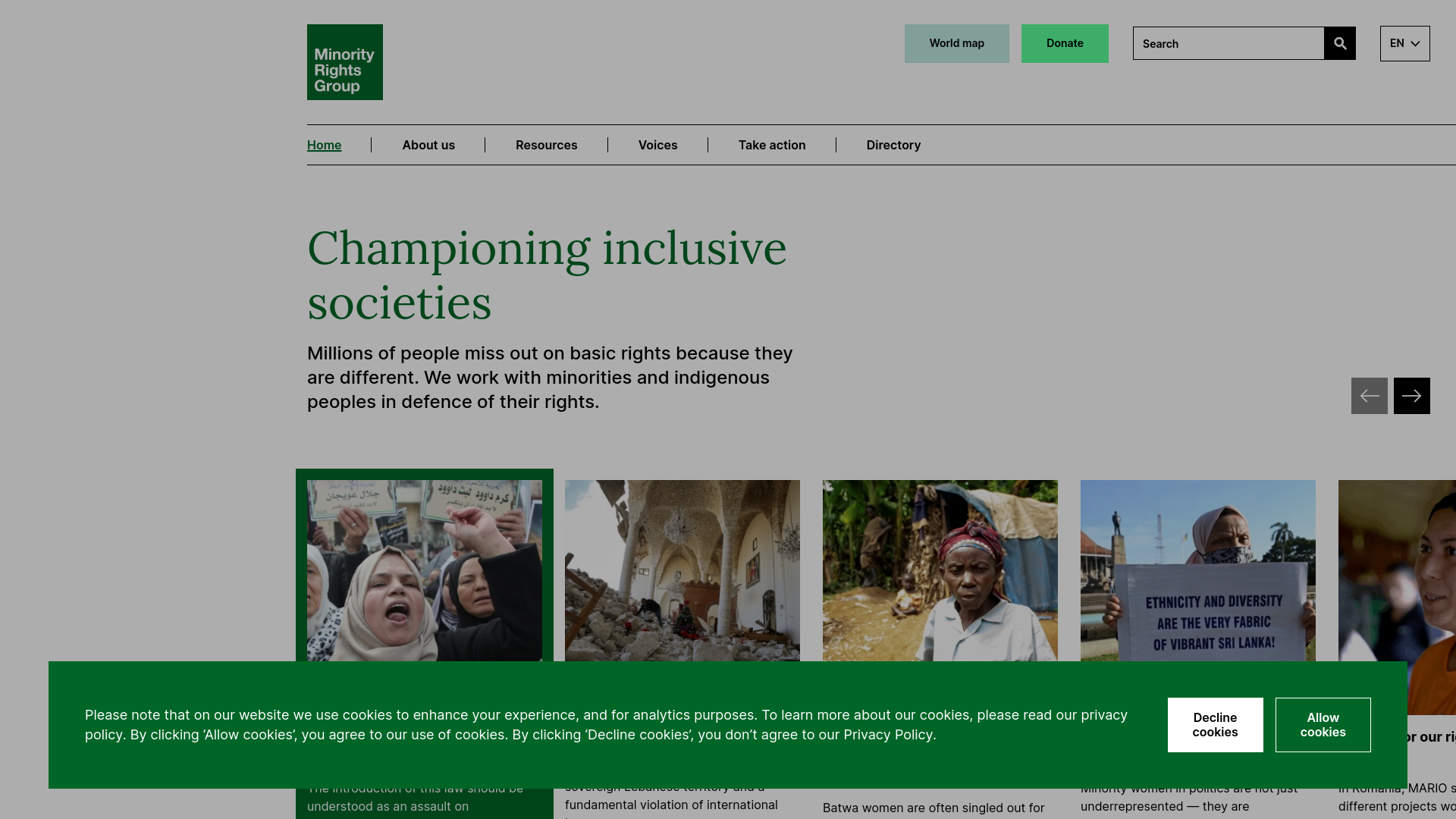 Website screenshot