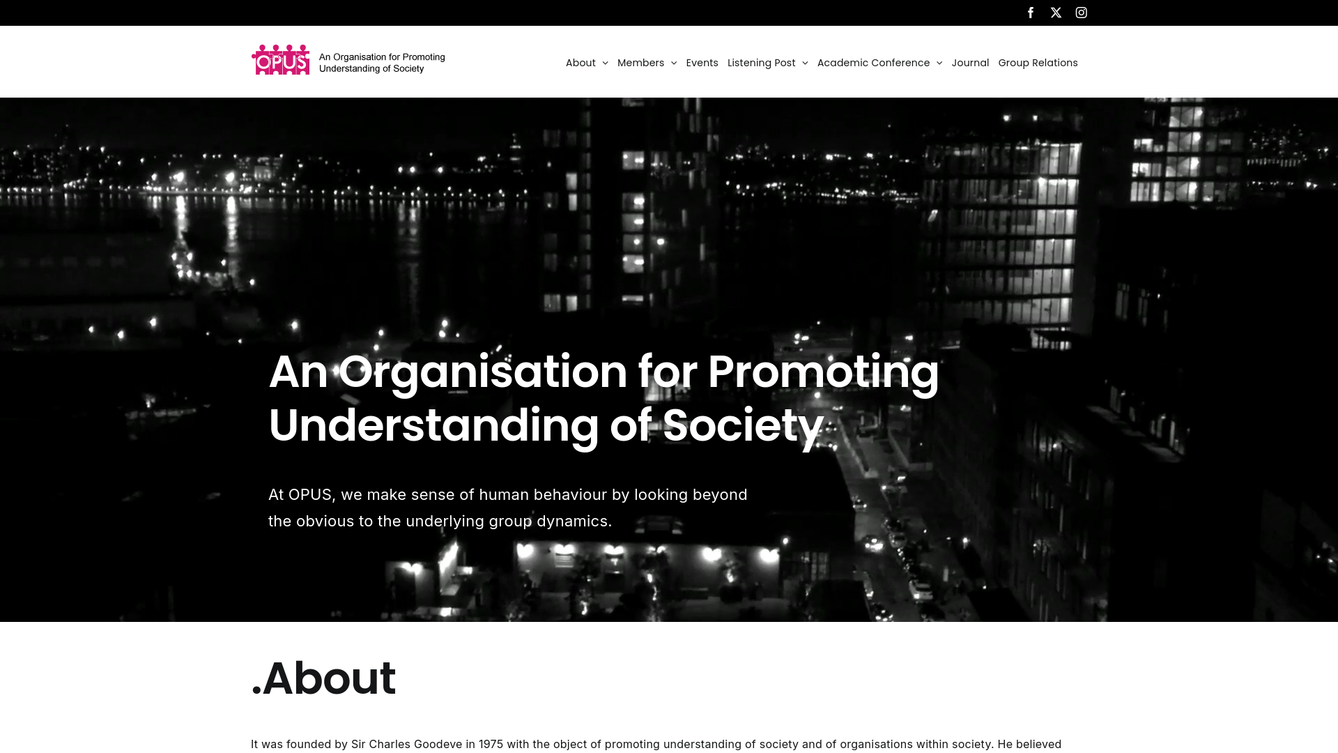 Website screenshot