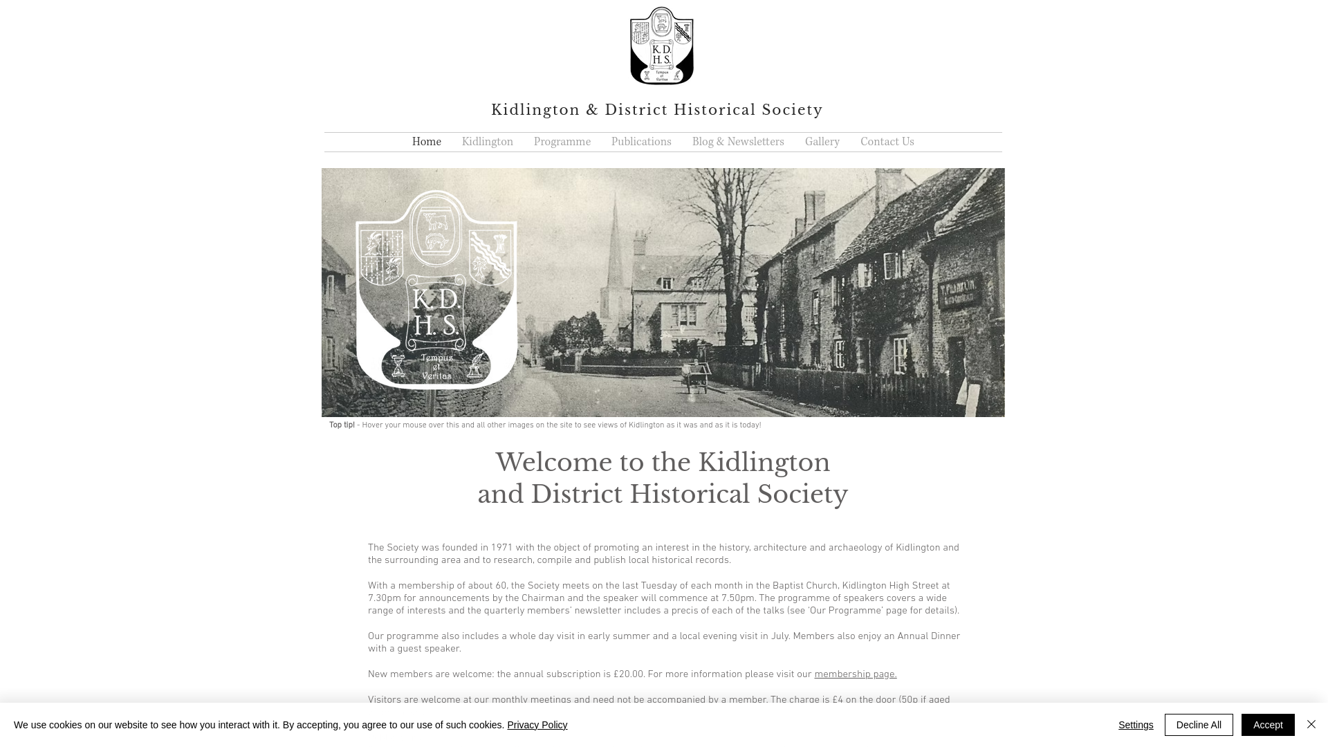 Website screenshot