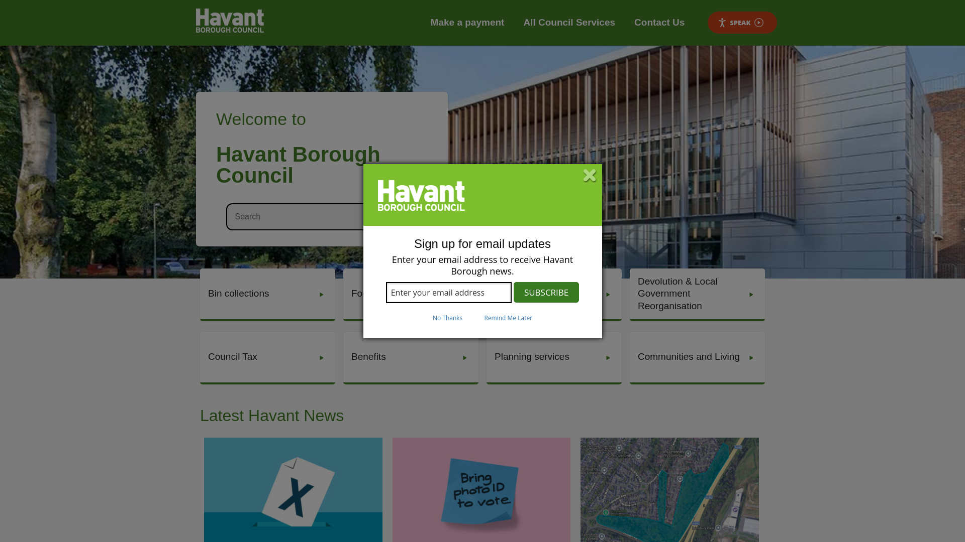 Website screenshot
