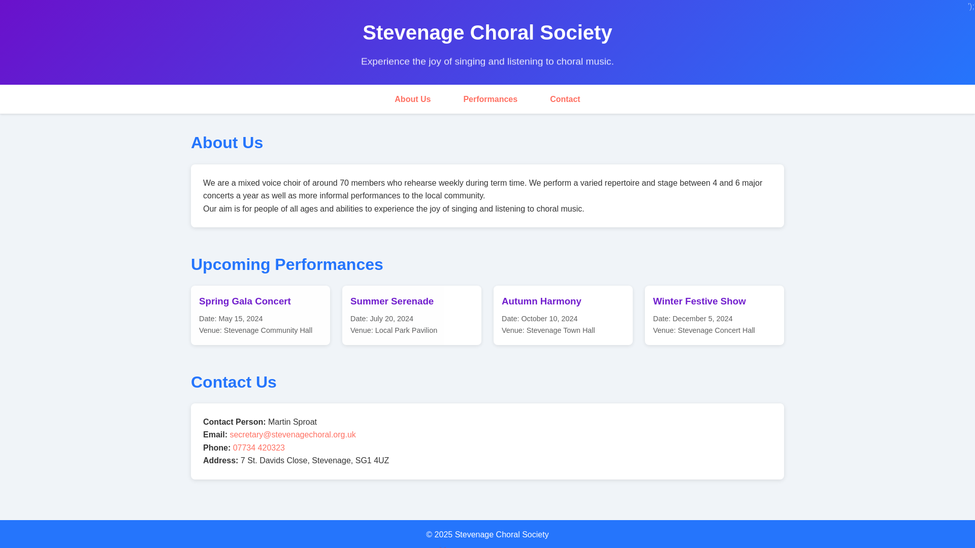 Website screenshot