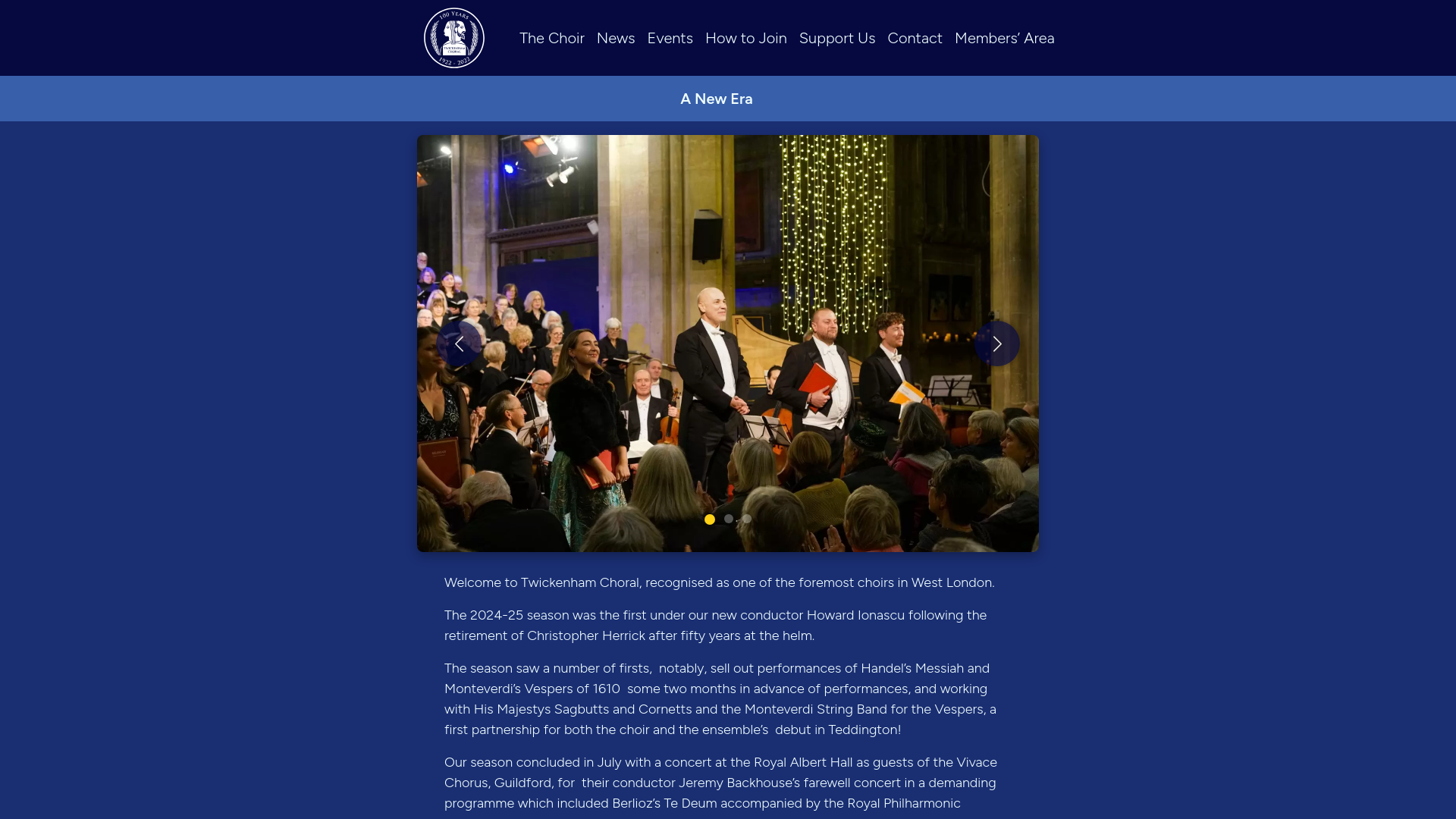 Website screenshot