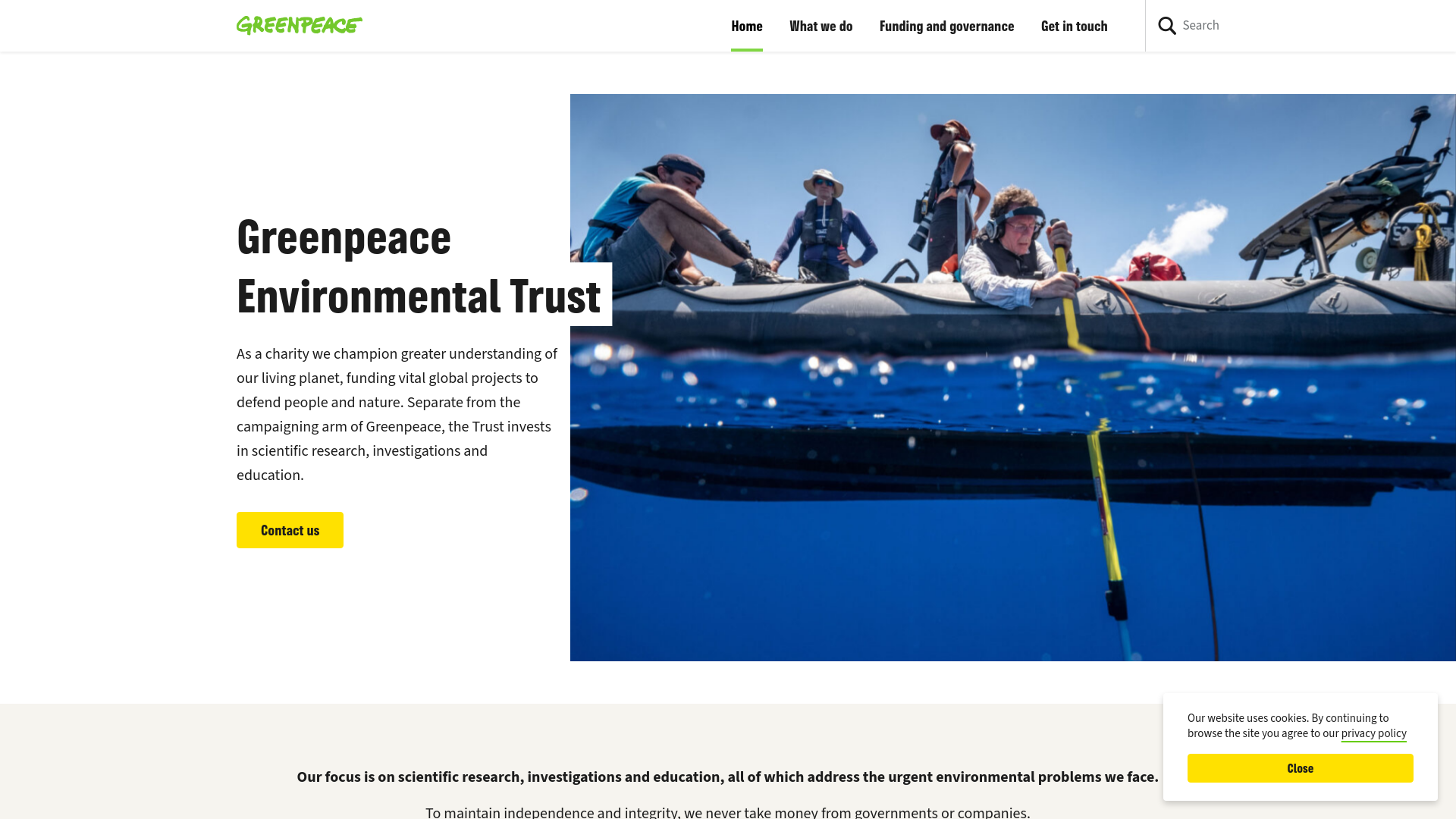 Website screenshot