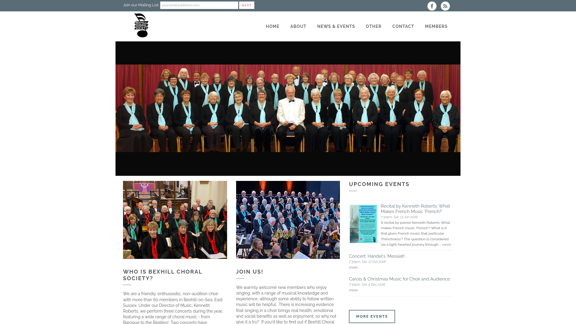 Website screenshot