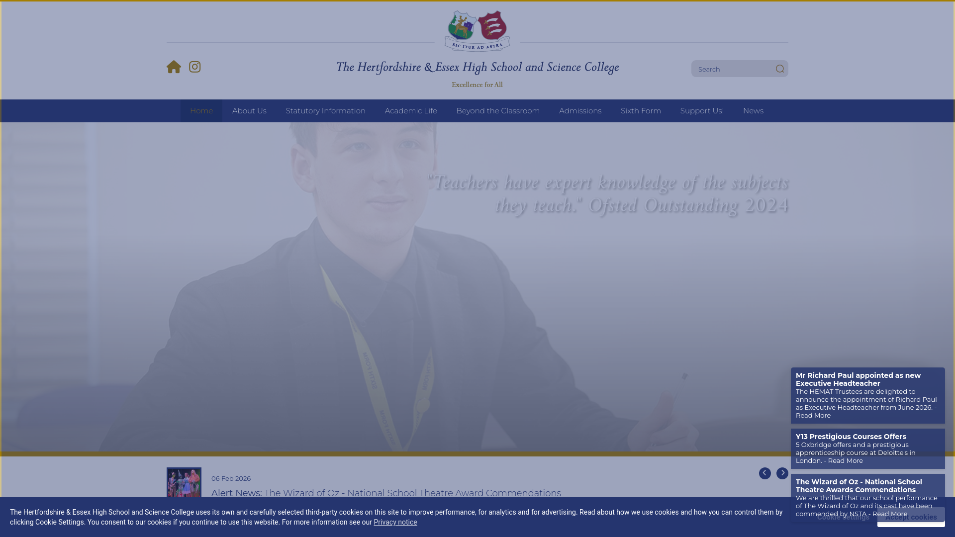 Website screenshot