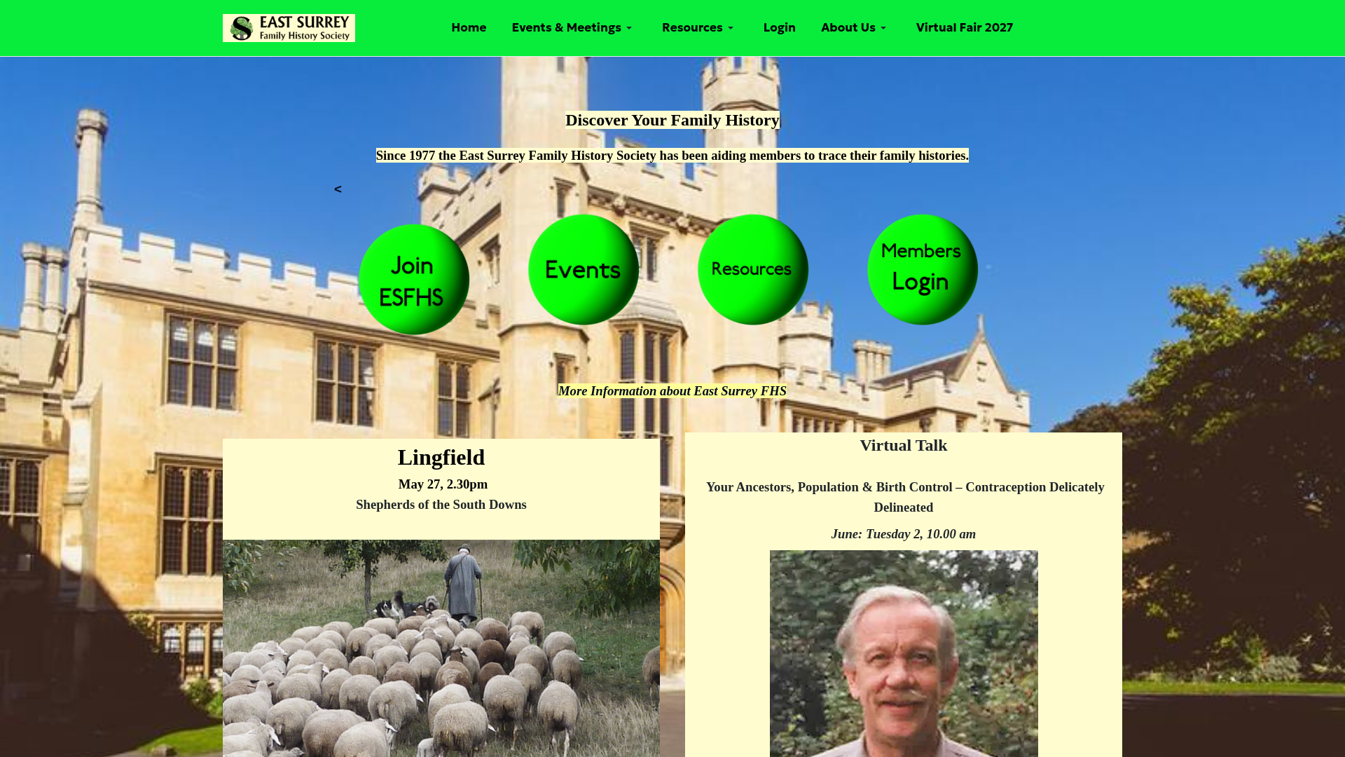 Website screenshot
