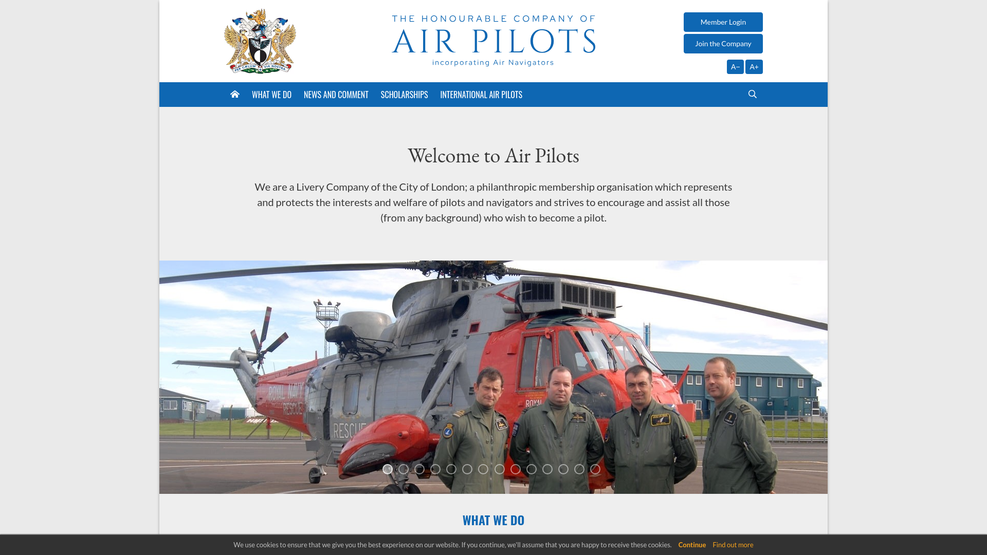 Website screenshot