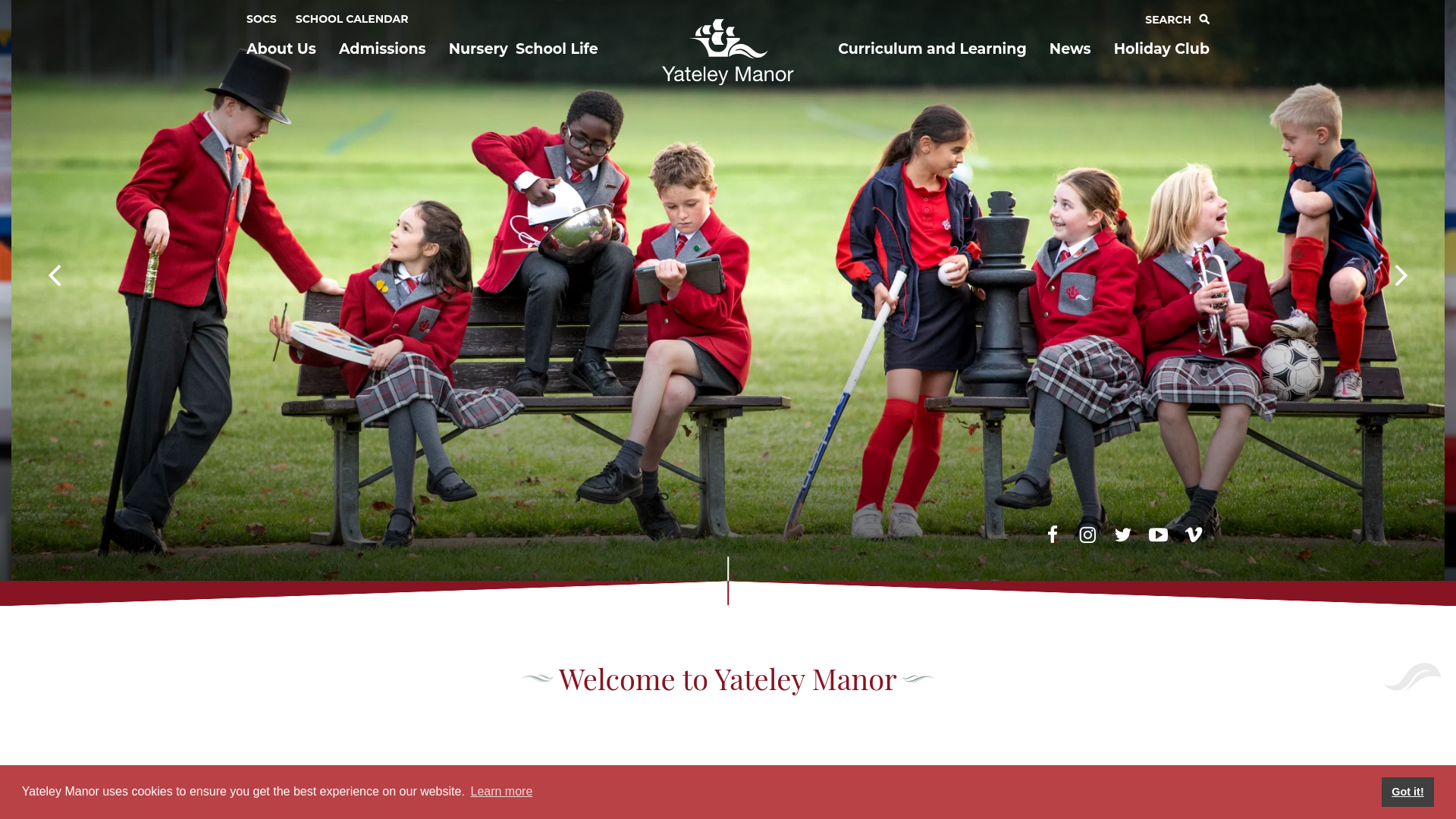 Website screenshot