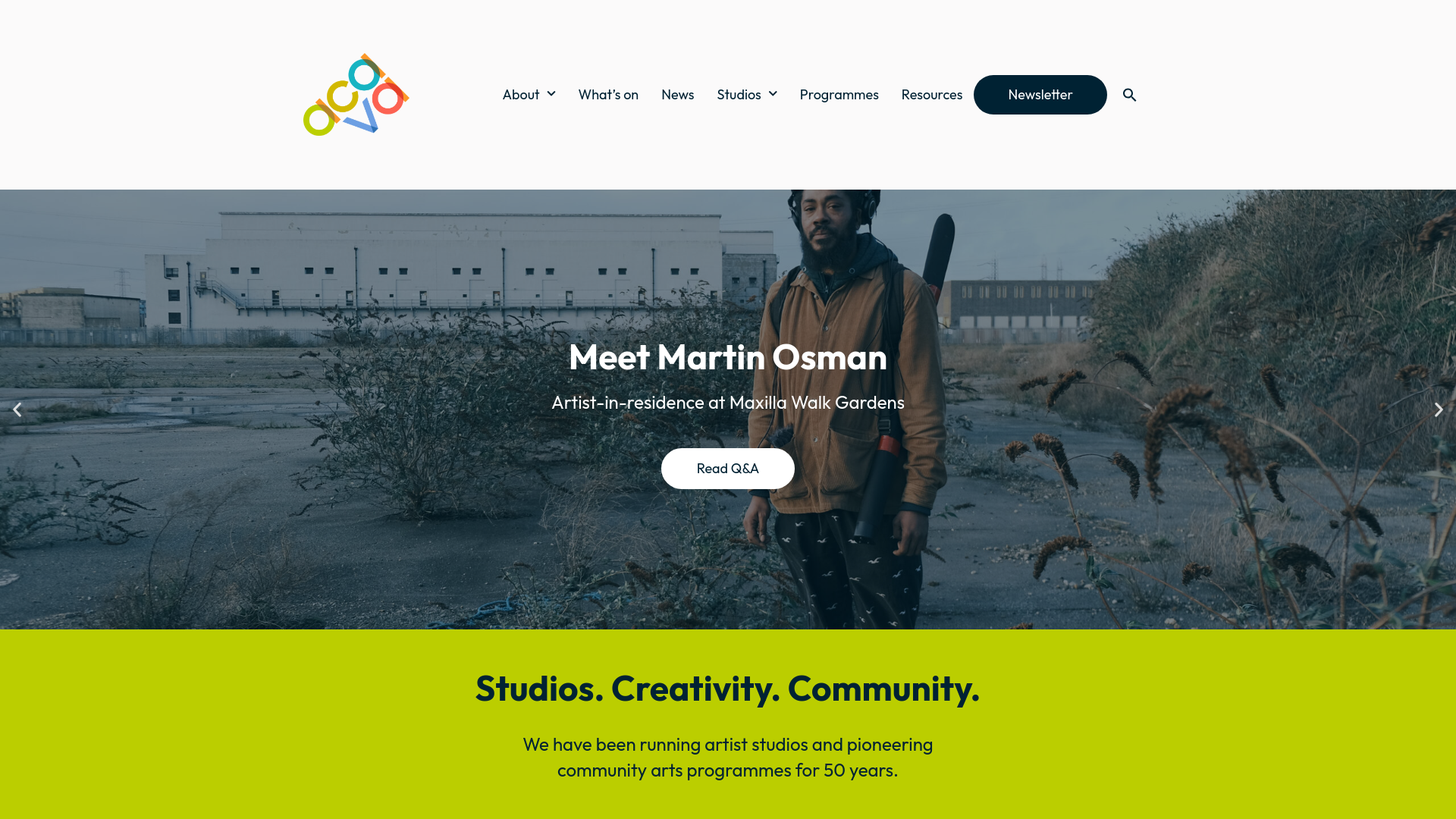 Website screenshot