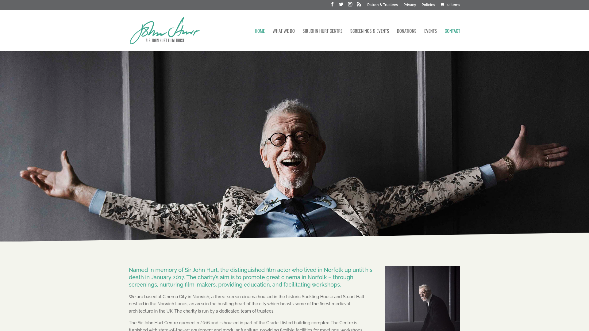Website screenshot