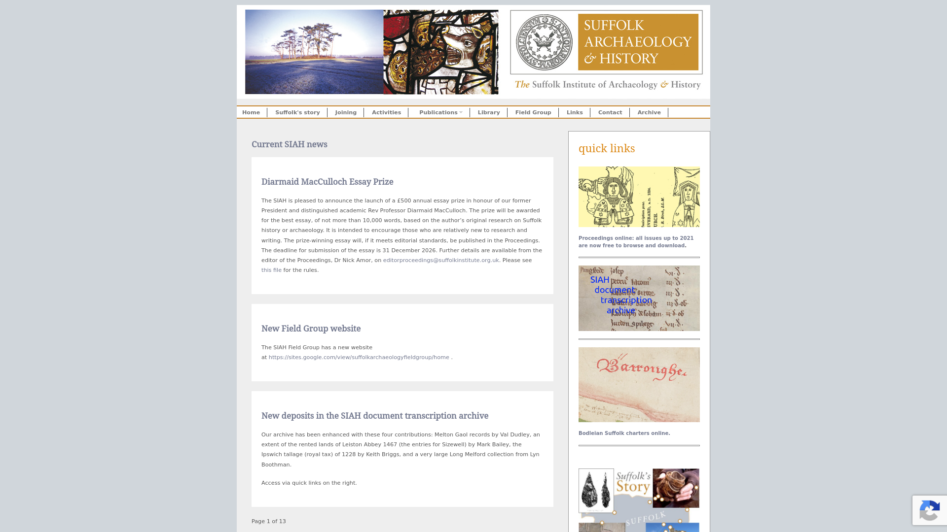 Website screenshot