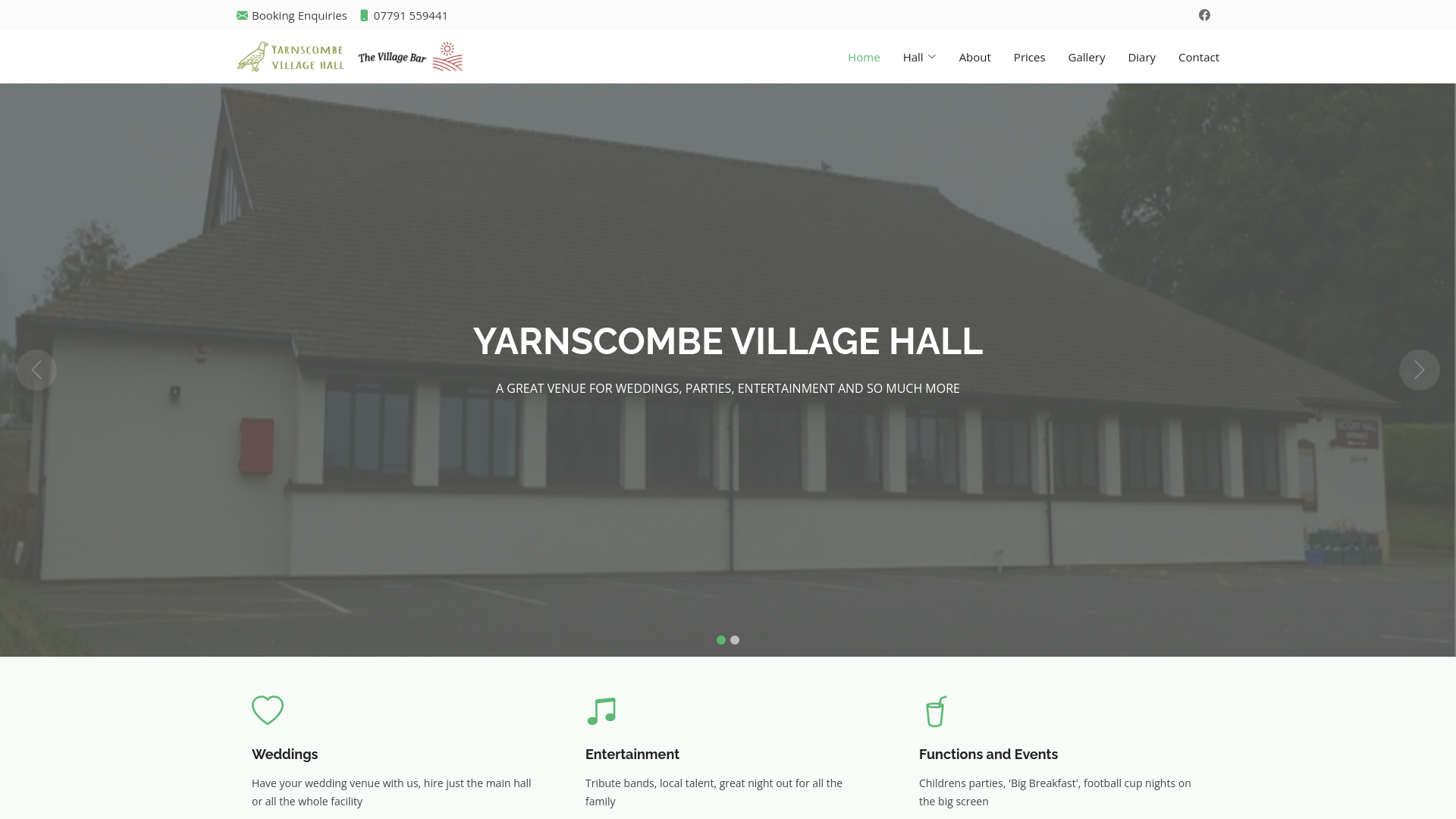 Website screenshot