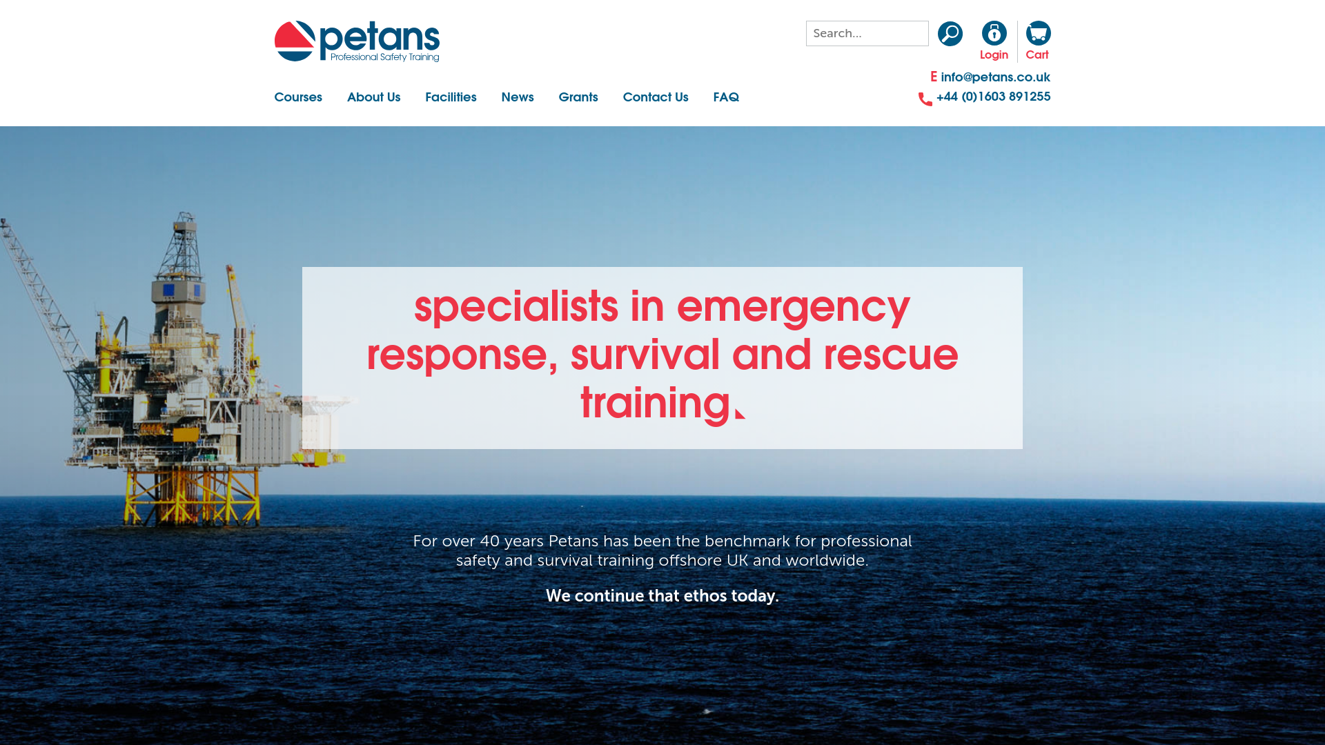 Website screenshot