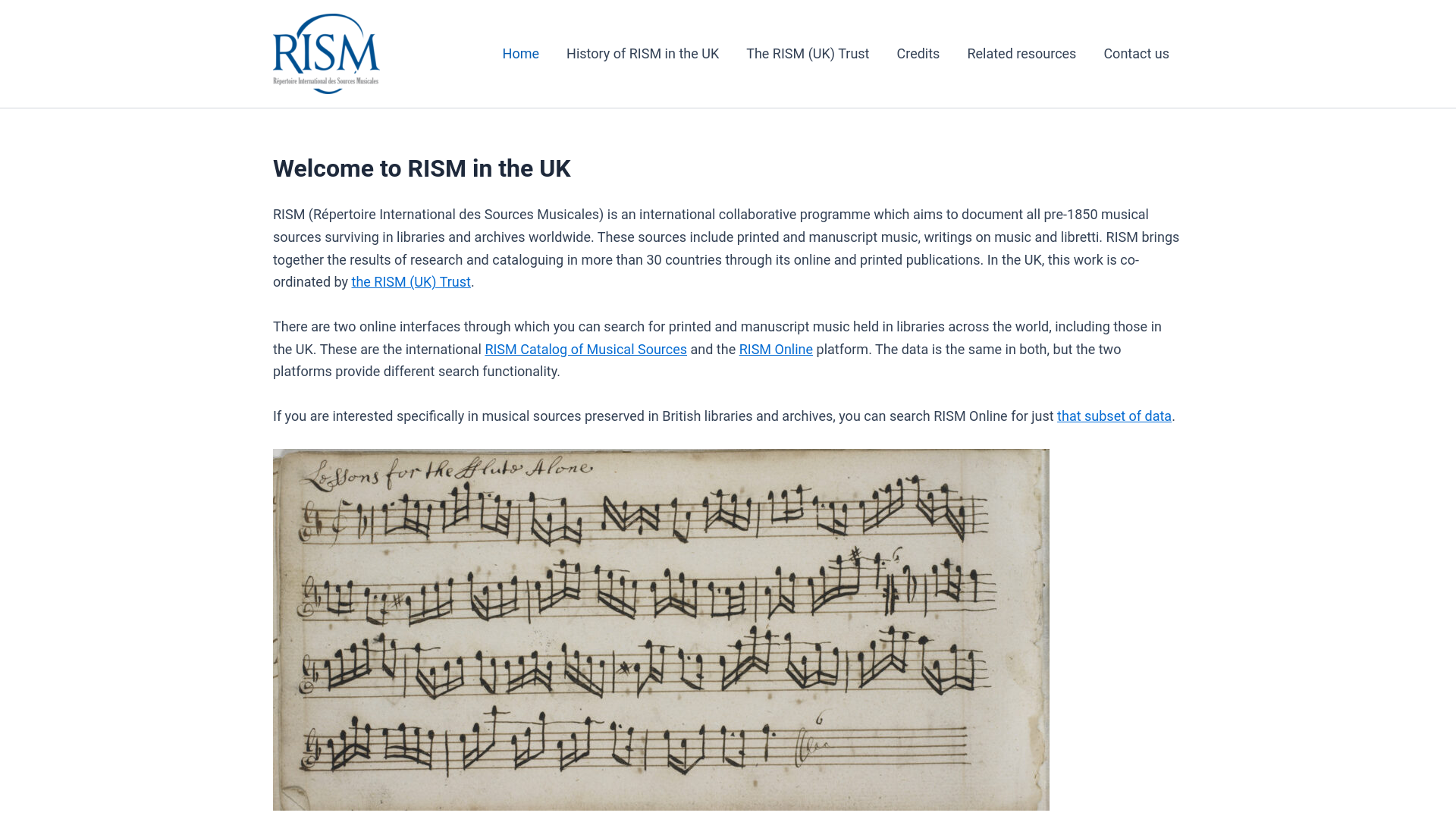Website screenshot