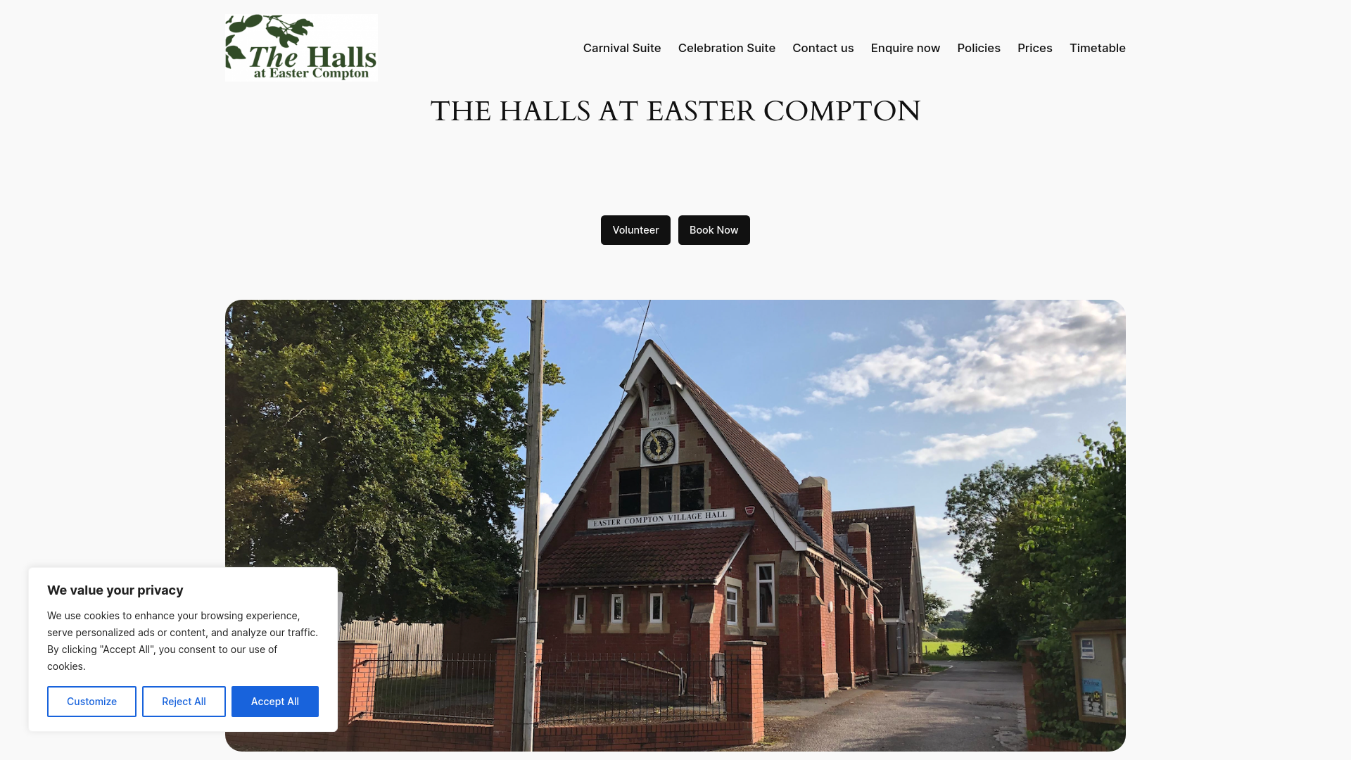 Website screenshot