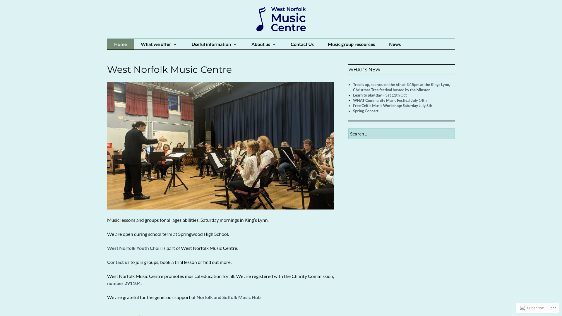 Website screenshot